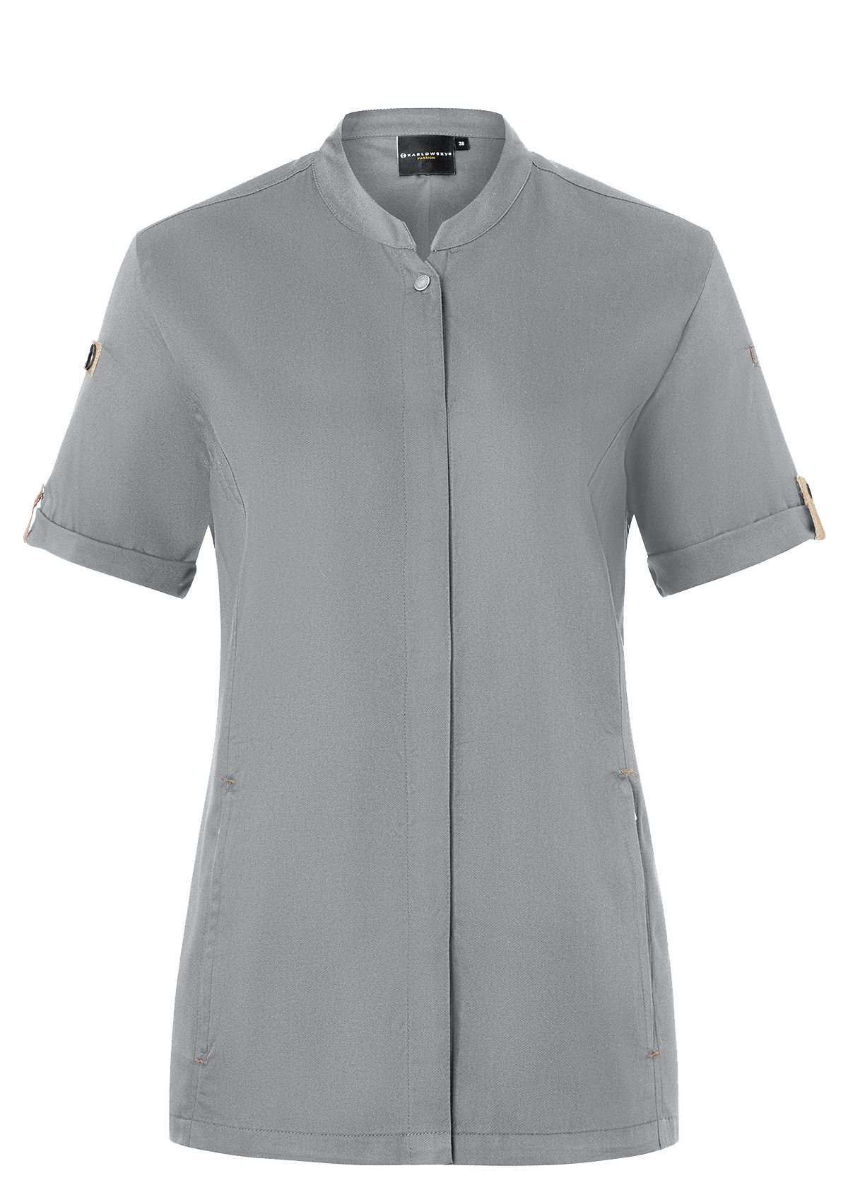 Women's Chef Shirt Short Sleeves Green-Generation