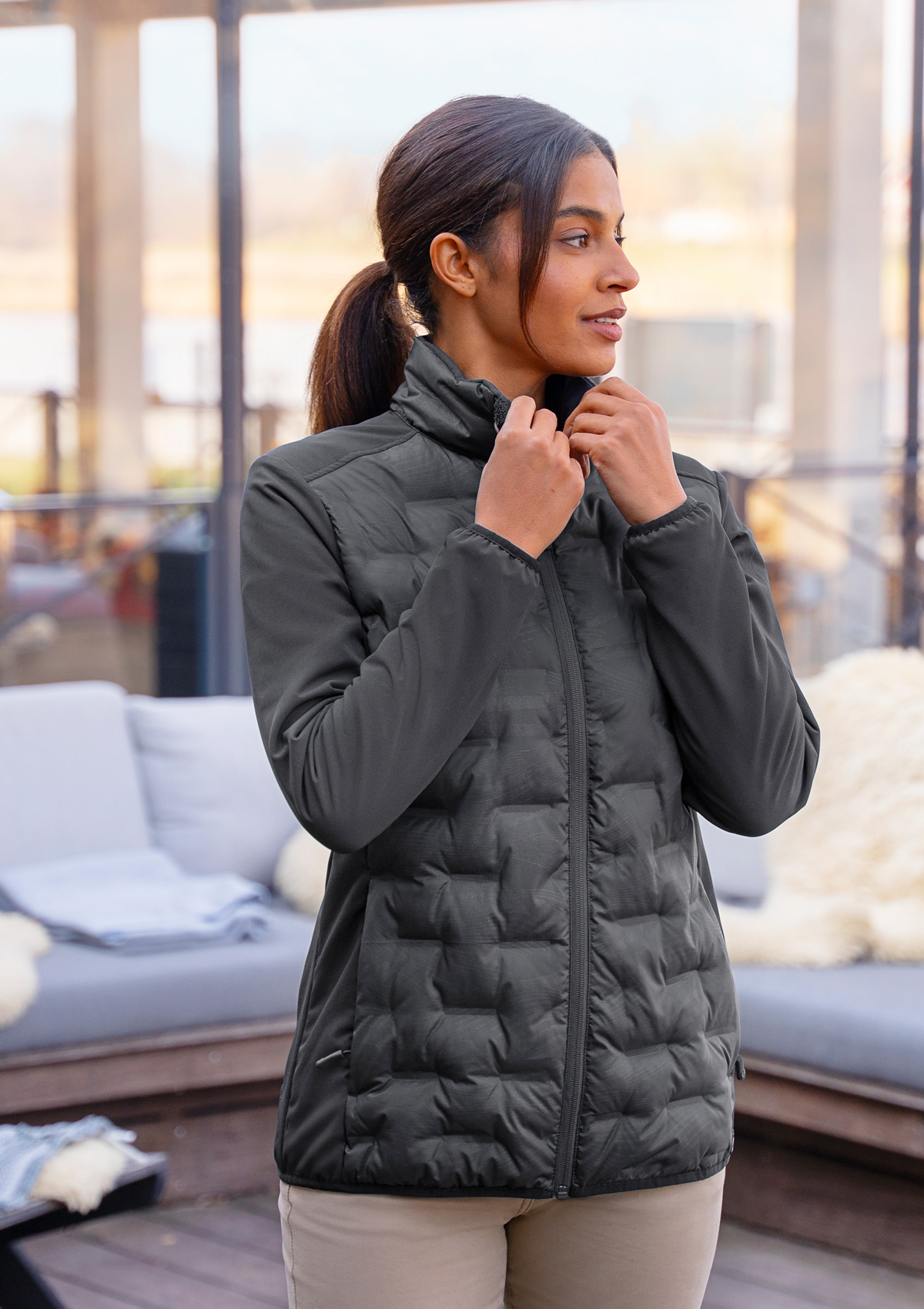 Women's Hybrid Jacket Outdoor-Pro