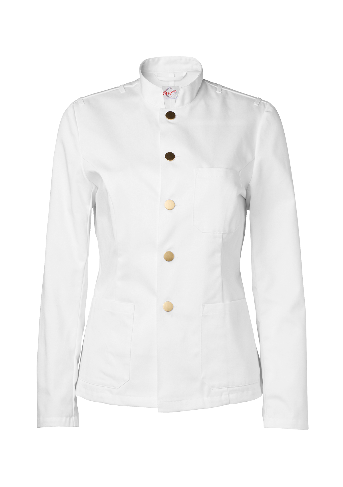 Women's Waiter Jacket Classic With Gold Metal Buttons | Segers