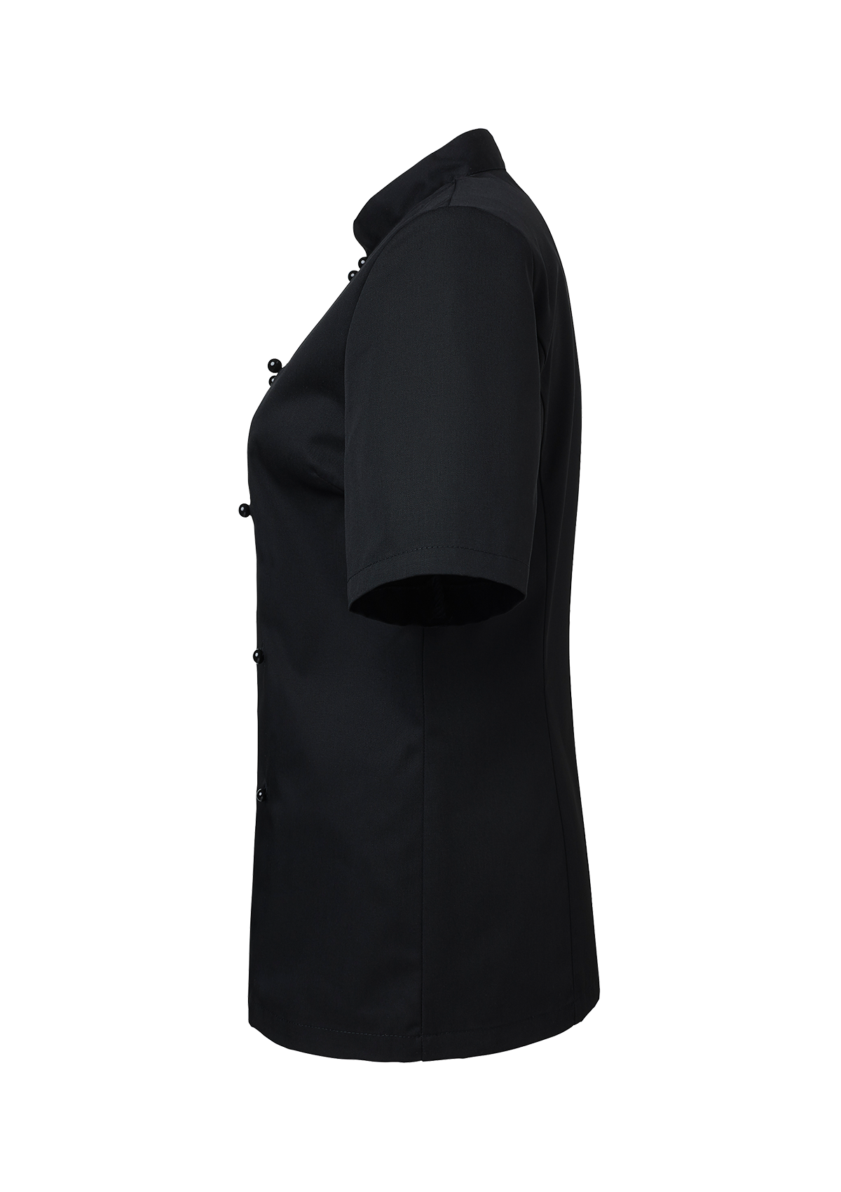 Women's Chef's jacket in classic cut with short sleeves. Segers | Cookniche