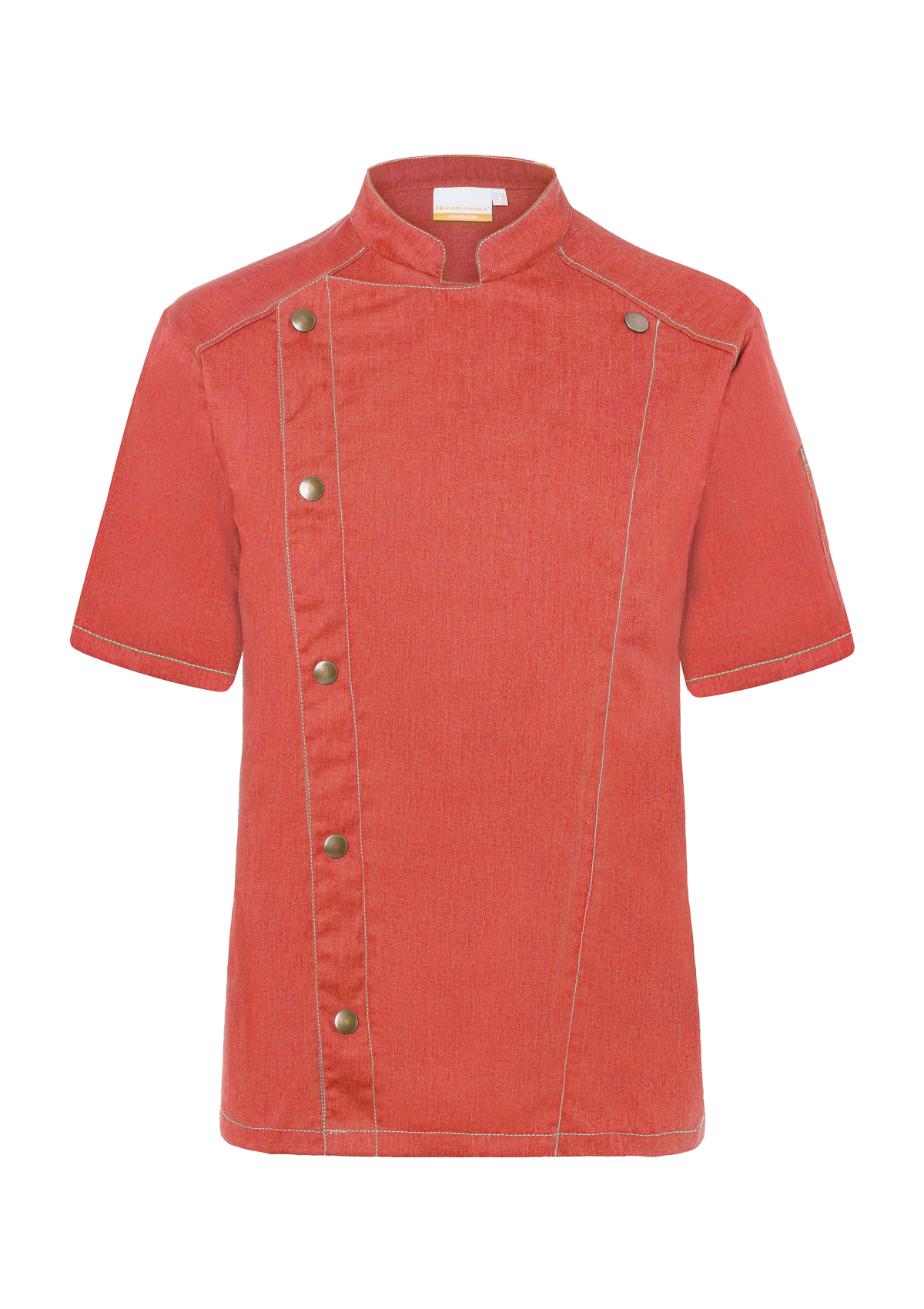 Men's Trendy Chef Jacket Jeans-Style Short Sleeves