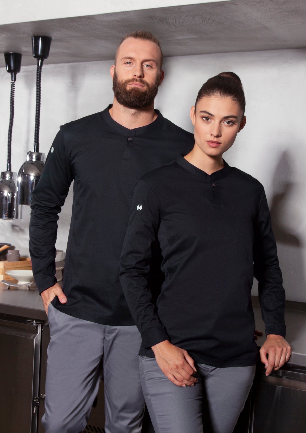Women's Chef Shirt Performance Slim-Fit Long Sleeves
