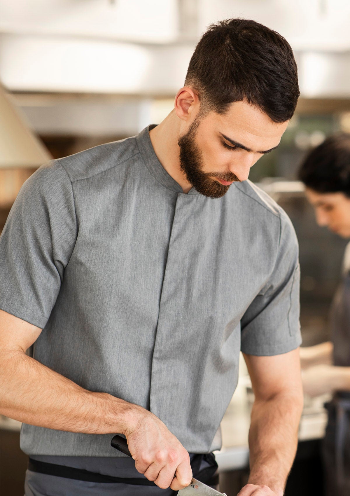 Chef Shirt With Short Sleeves Smart-Unisex