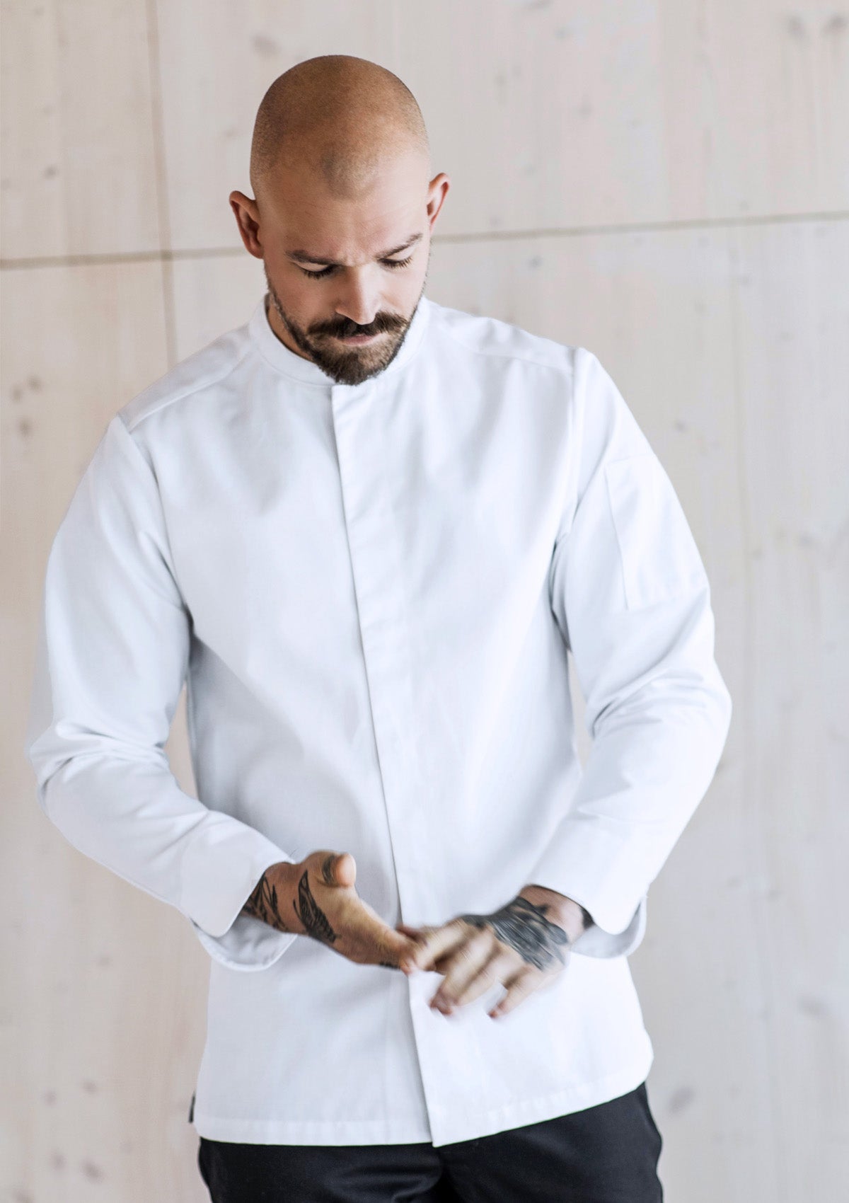 Chef Shirt With Long Sleeves Smart-Unisex