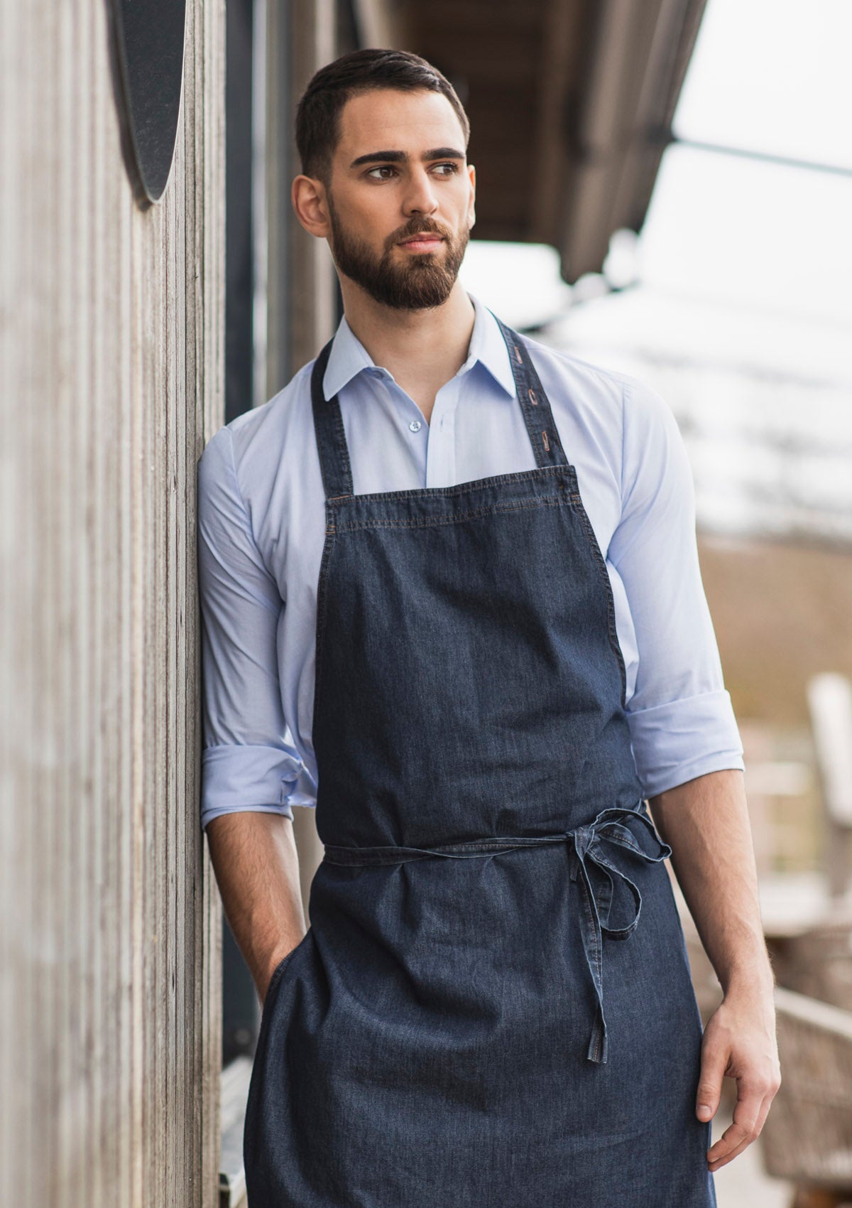 Bib Apron Without Pockets Unisex