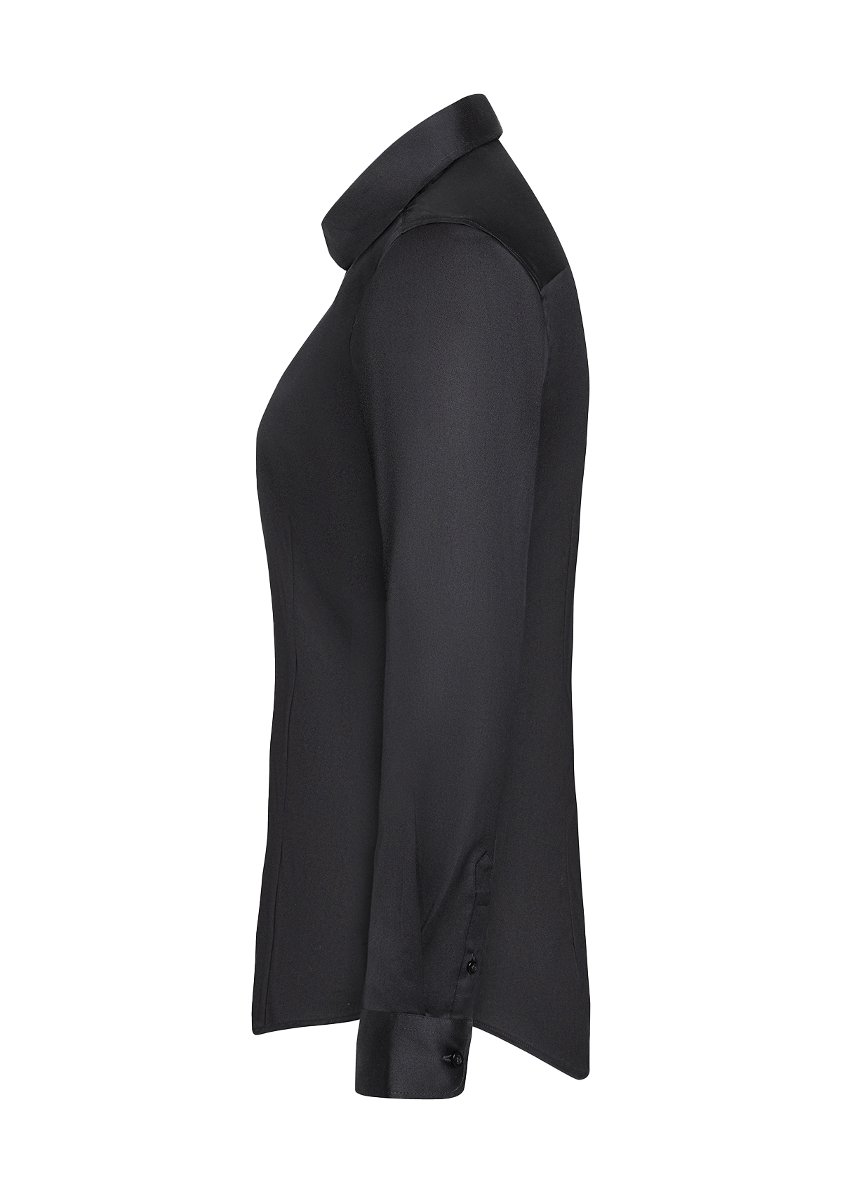 Women's Blouse Active-Stretch Long-Sleeve Slim-Fit