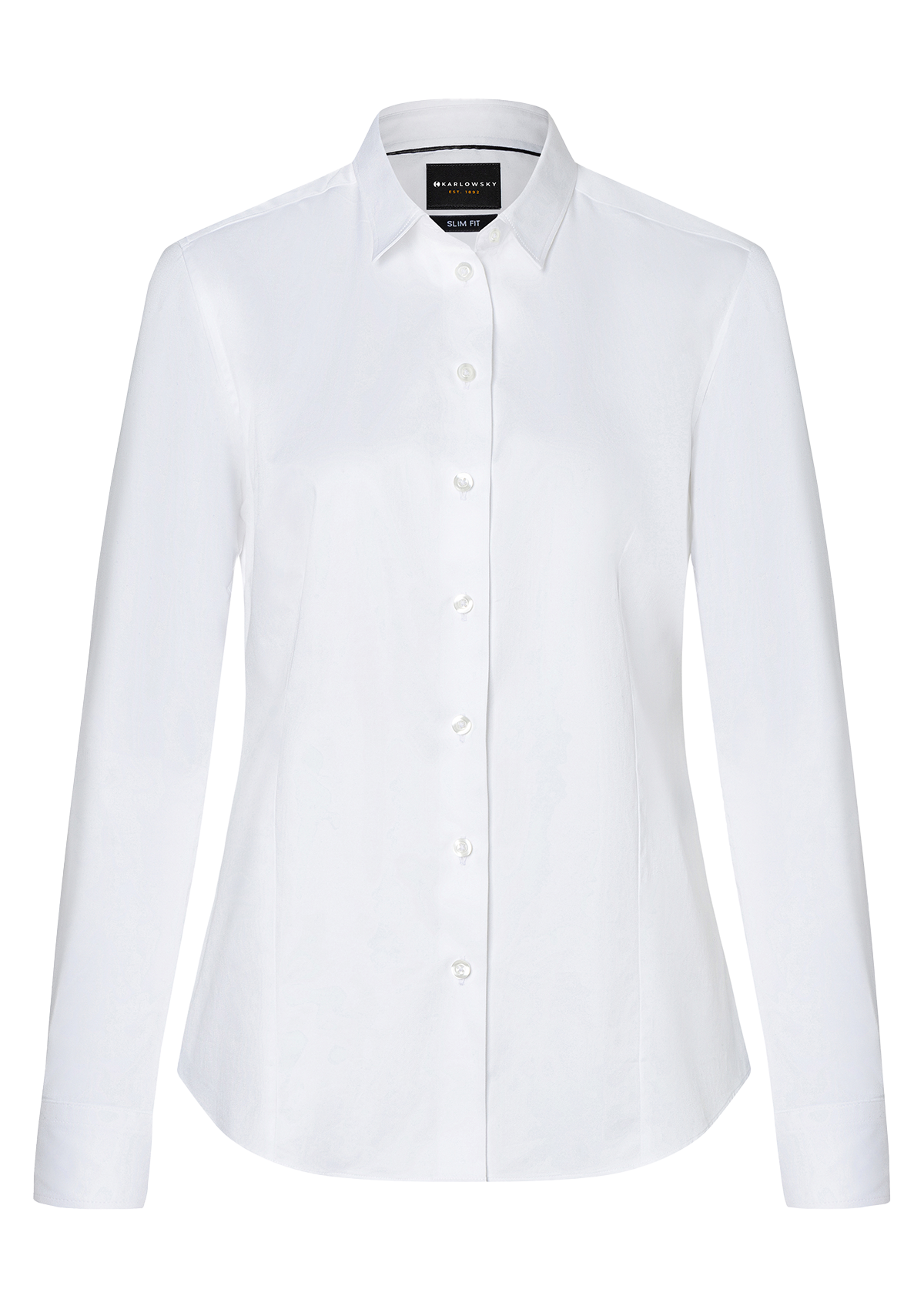 Women's Blouse Active-Stretch Long-Sleeve Modern-Fit