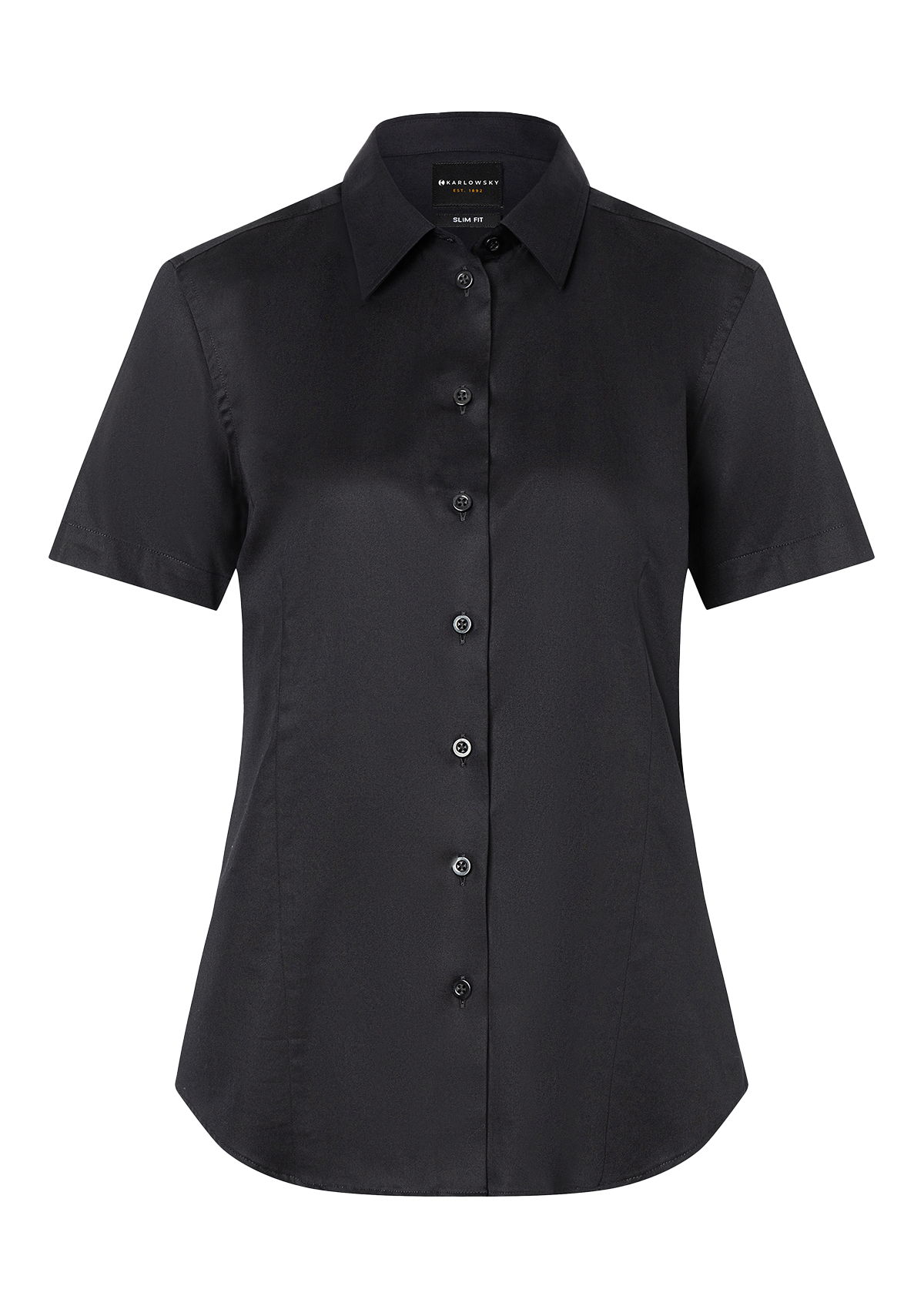 Women's Blouse Active-Stretch Short Sleeves Modern-Fit