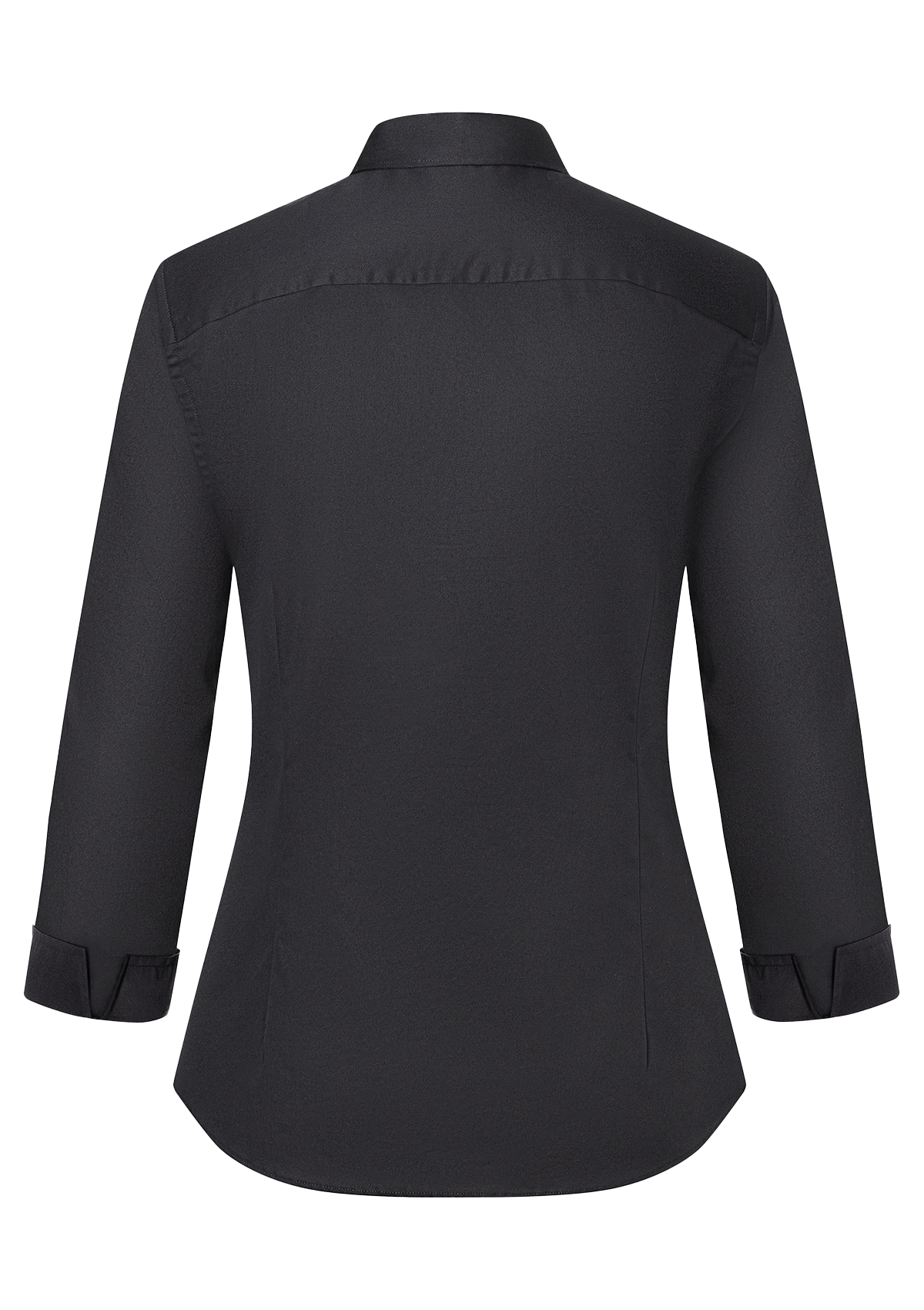 Women's Blouse Active-Stretch 3/4-Sleeves Slim-Fit