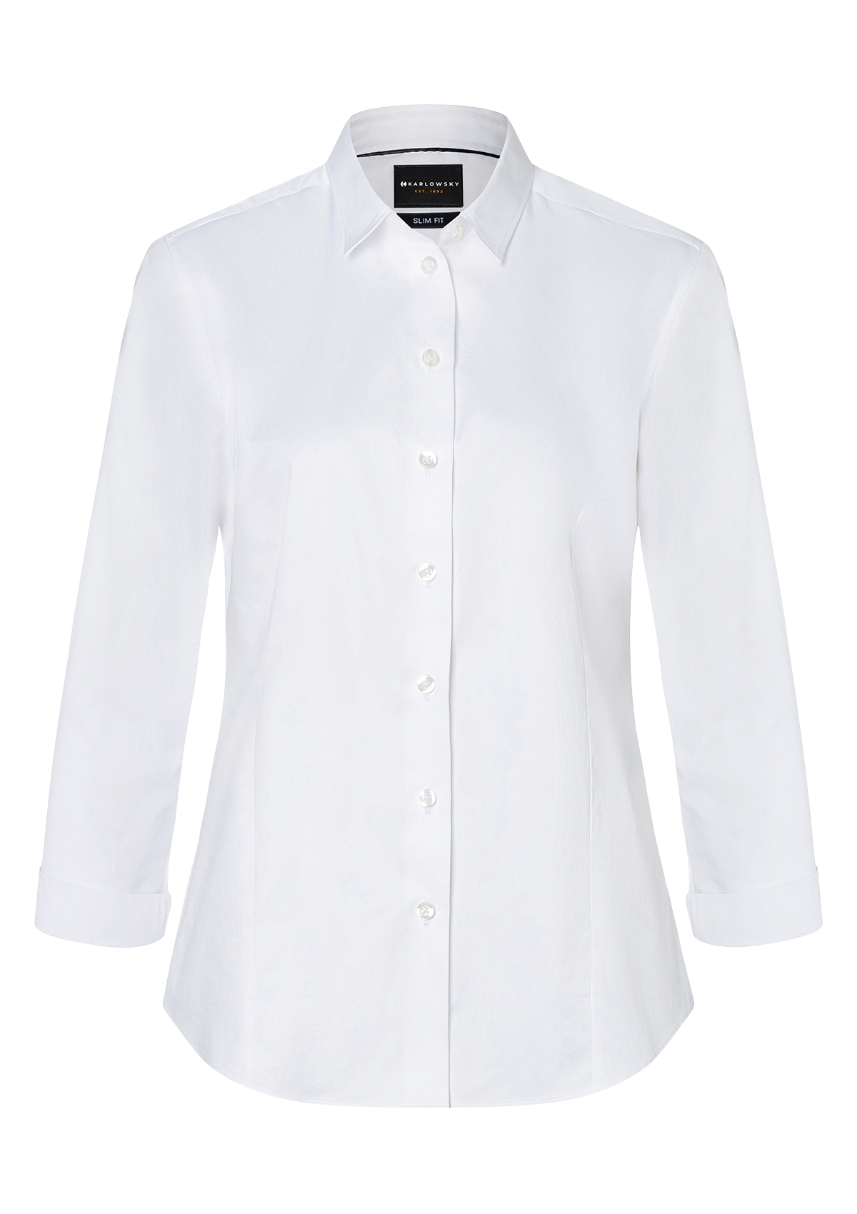Women's Blouse Active-Stretch 3/4-Sleeves Modern-Fit