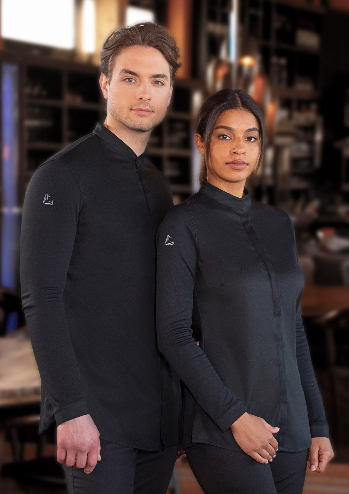 Long-sleeved Men's Chef Jacket Avantgarde