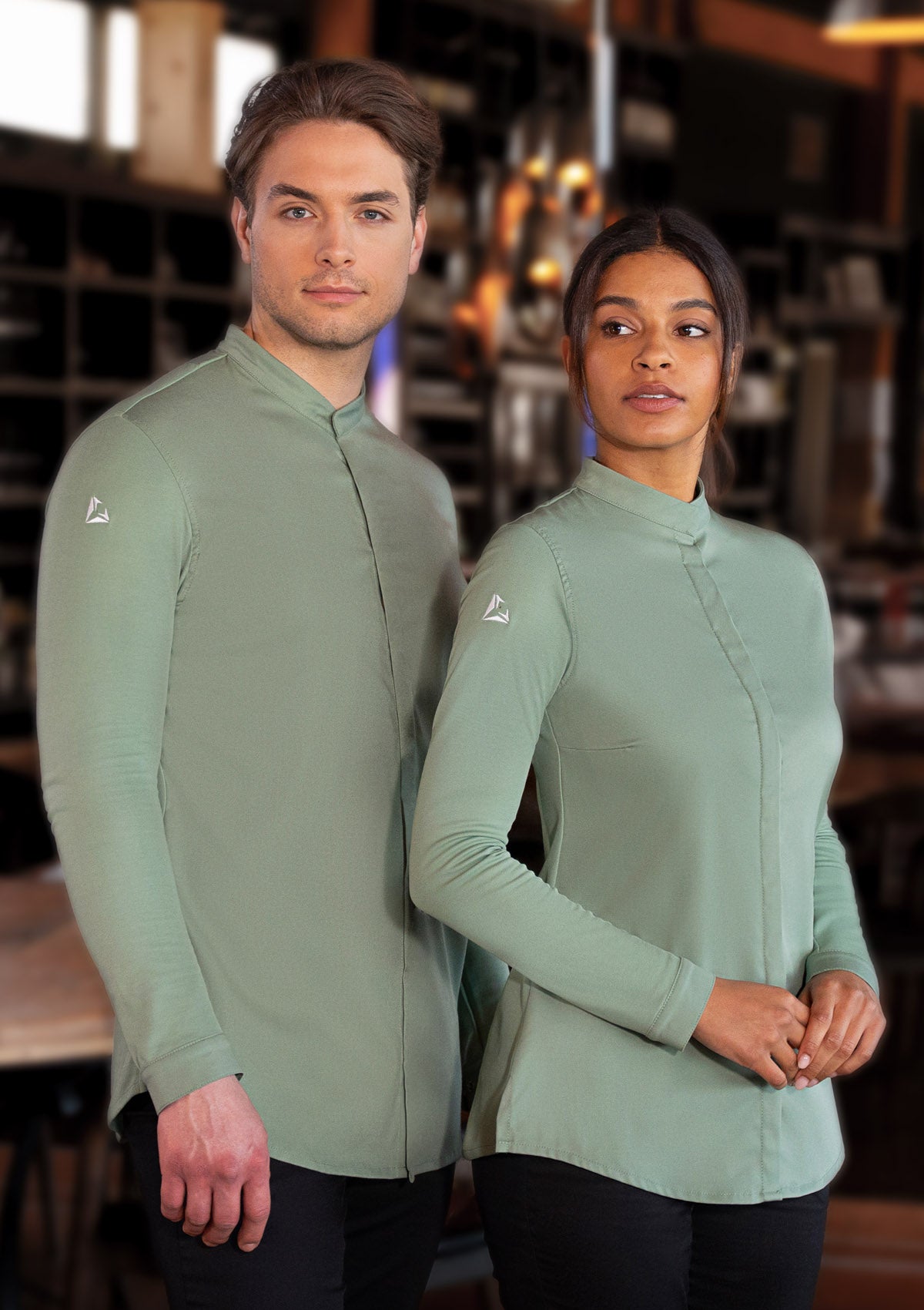 Long-sleeved Men's Chef Jacket Avantgarde