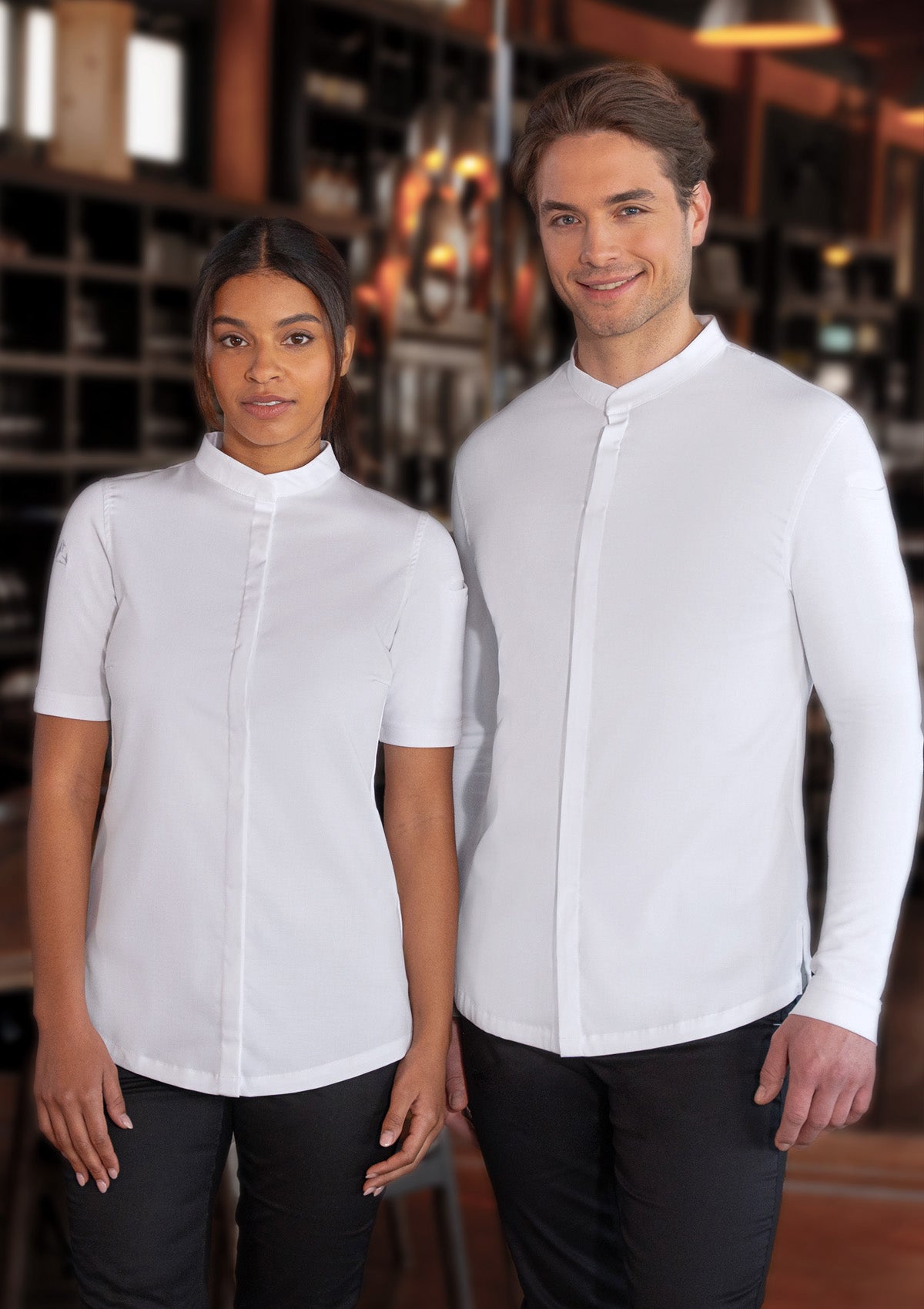 Long-sleeved Men's Chef Jacket Avantgarde