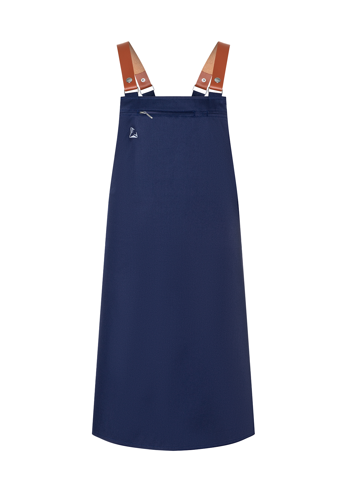 Bib Apron with genuine Leather Straps Unisex