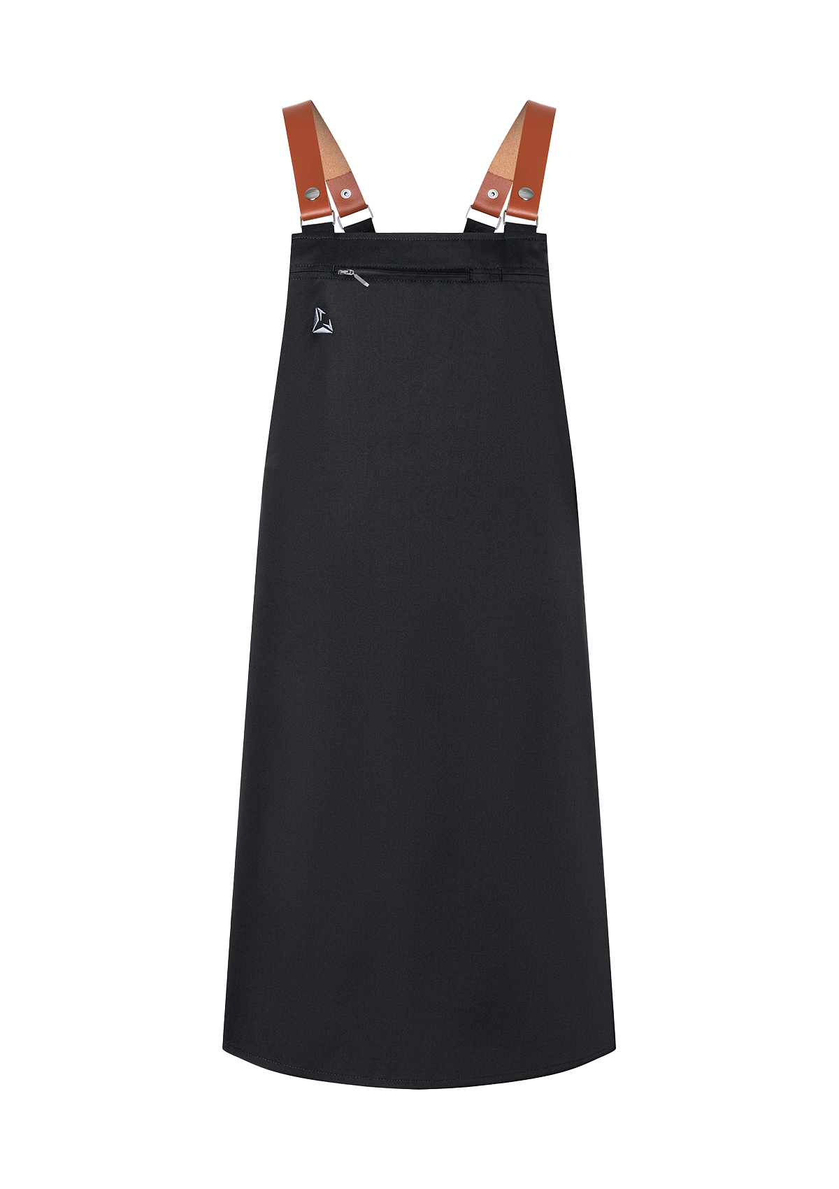 Bib Apron with genuine Leather Straps Unisex