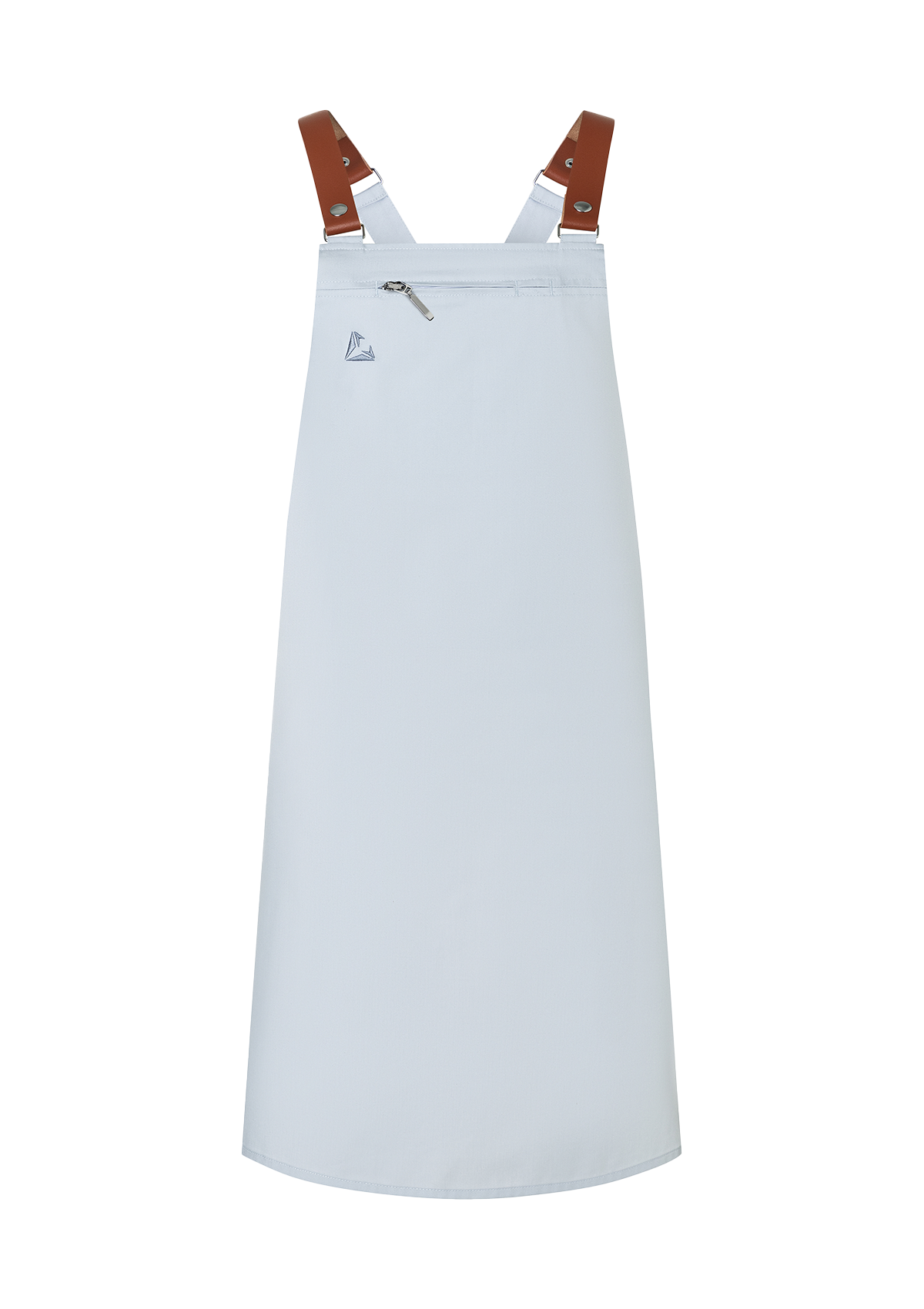 Bib Apron with genuine Leather Straps Unisex