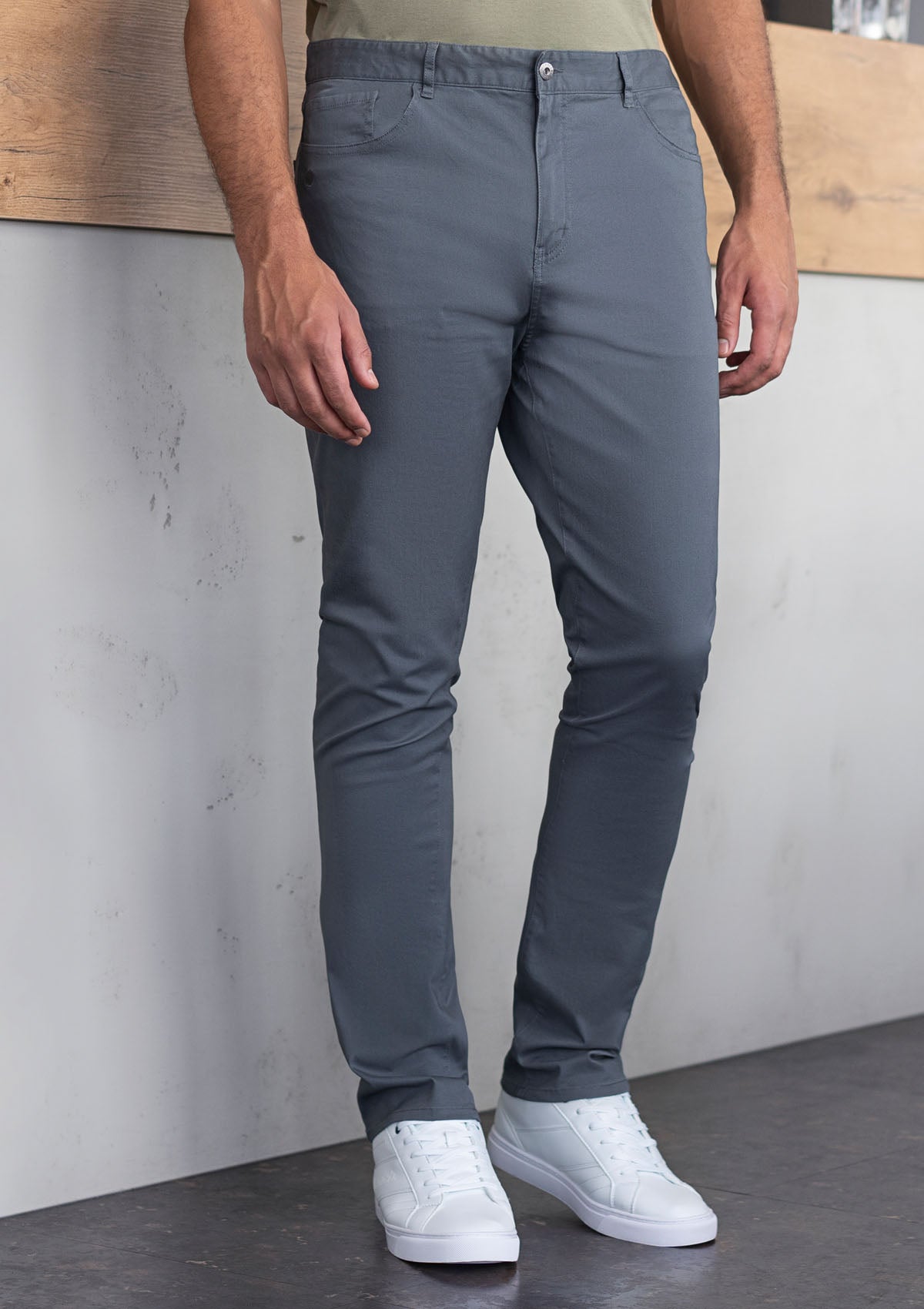 Men's 5-Pocket Chef Pants In Anthracite