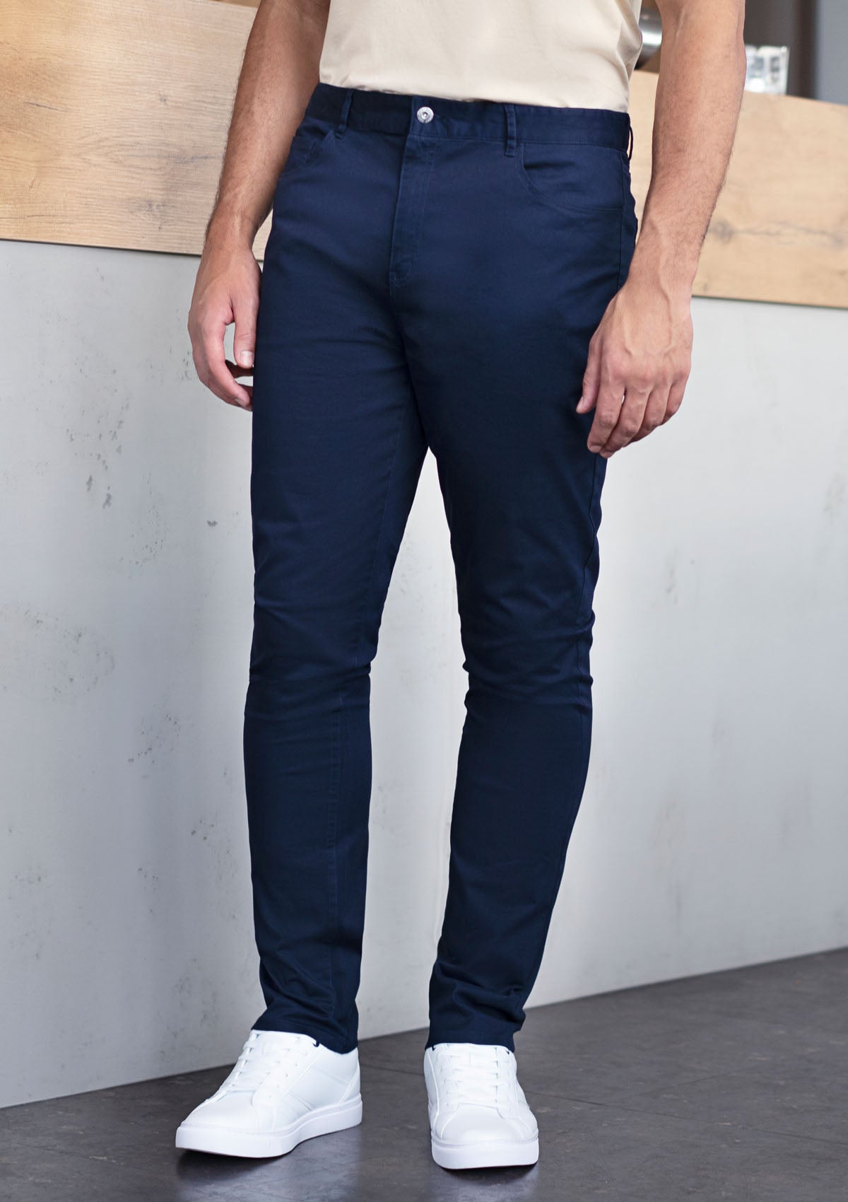Men's 5-Pocket Chef Pants In Night-Blue