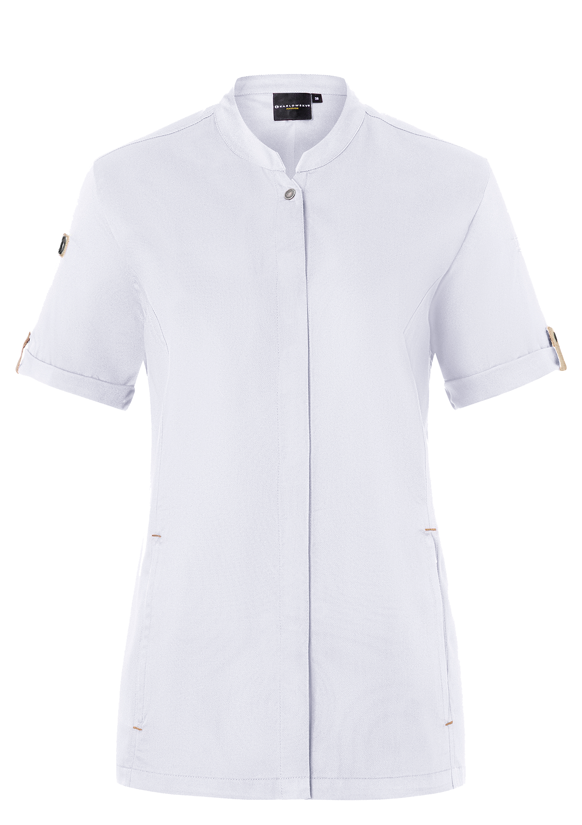 Women's Chef Shirt Short Sleeves Green-Generation