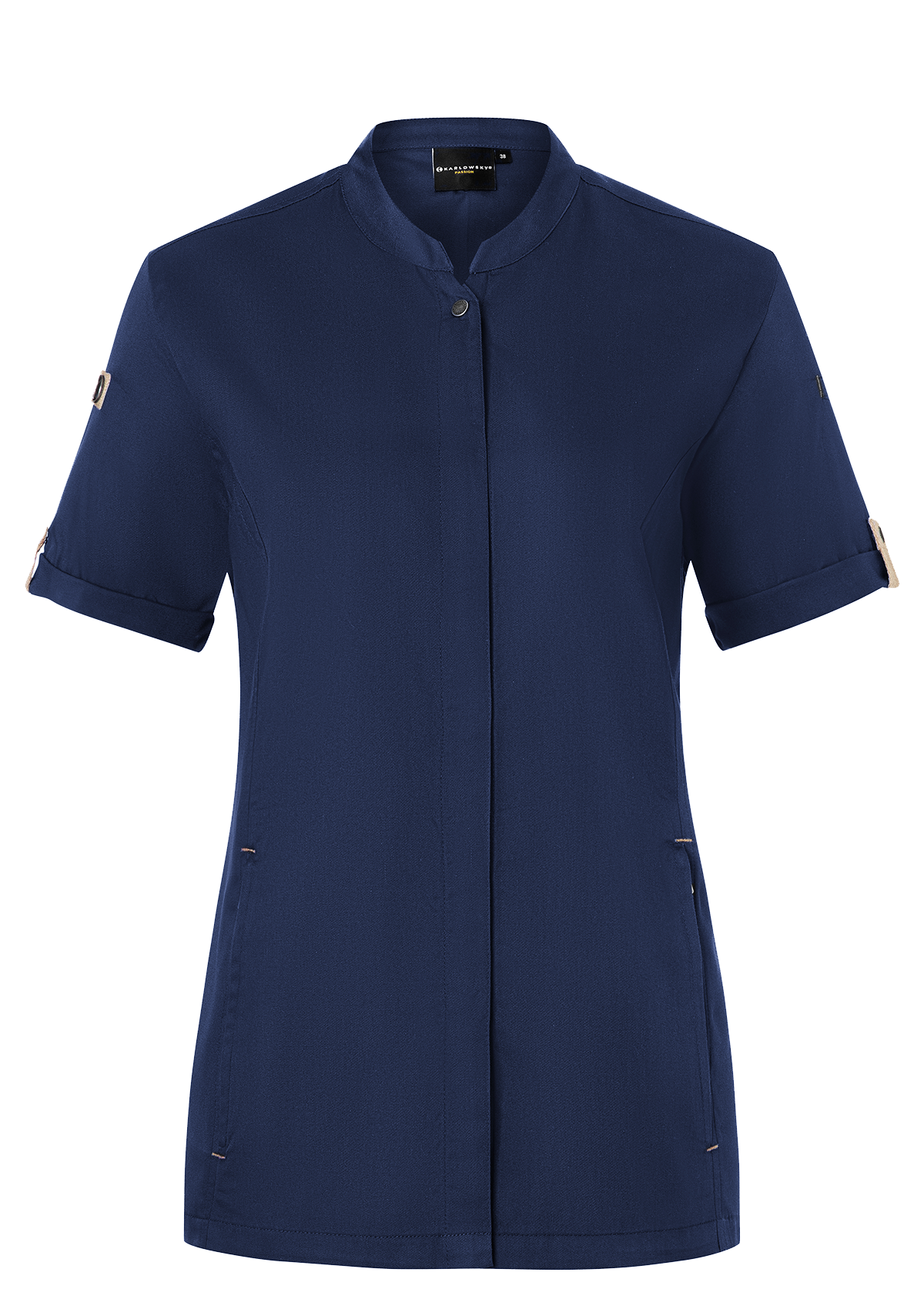 Women's Chef Shirt Short Sleeves Green-Generation