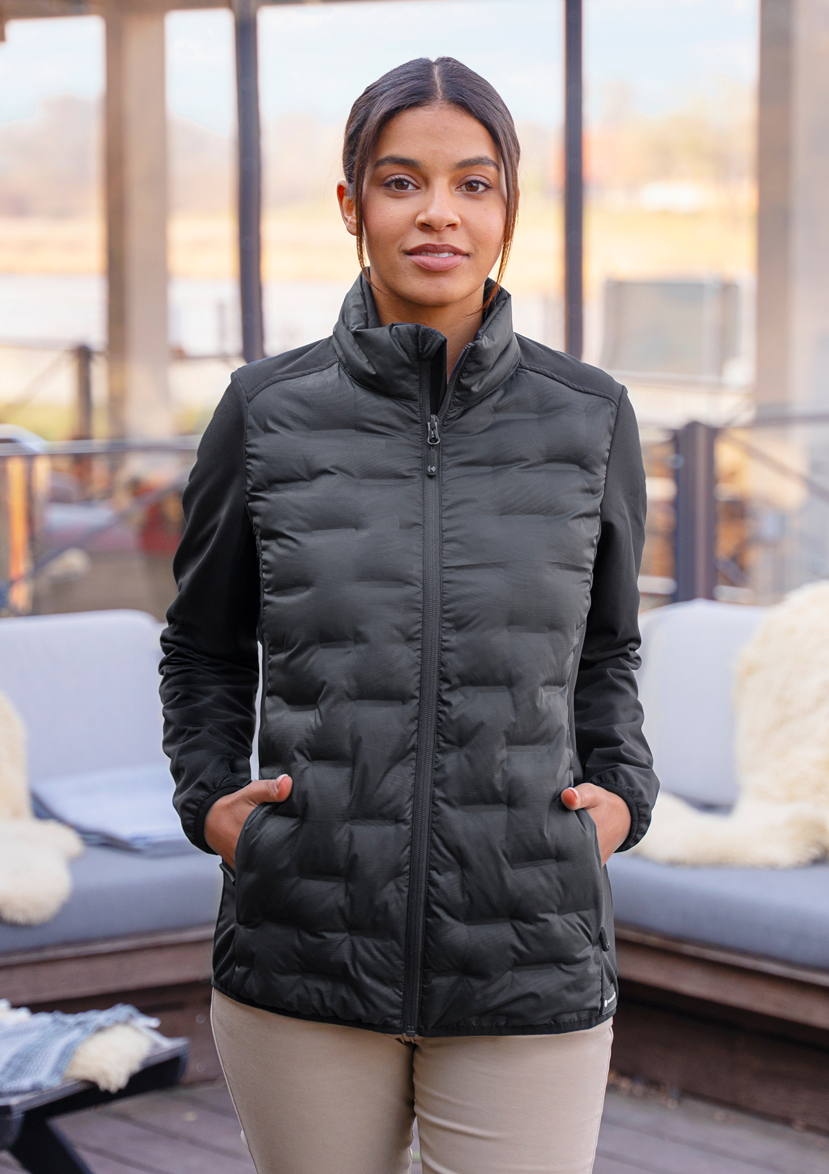 Women's Hybrid Jacket Outdoor-Pro