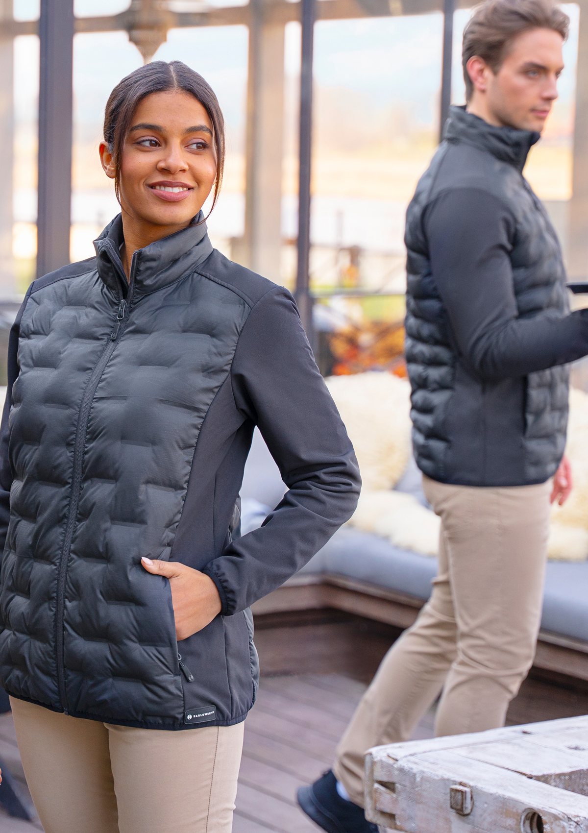 Women's Hybrid Jacket Outdoor-Pro