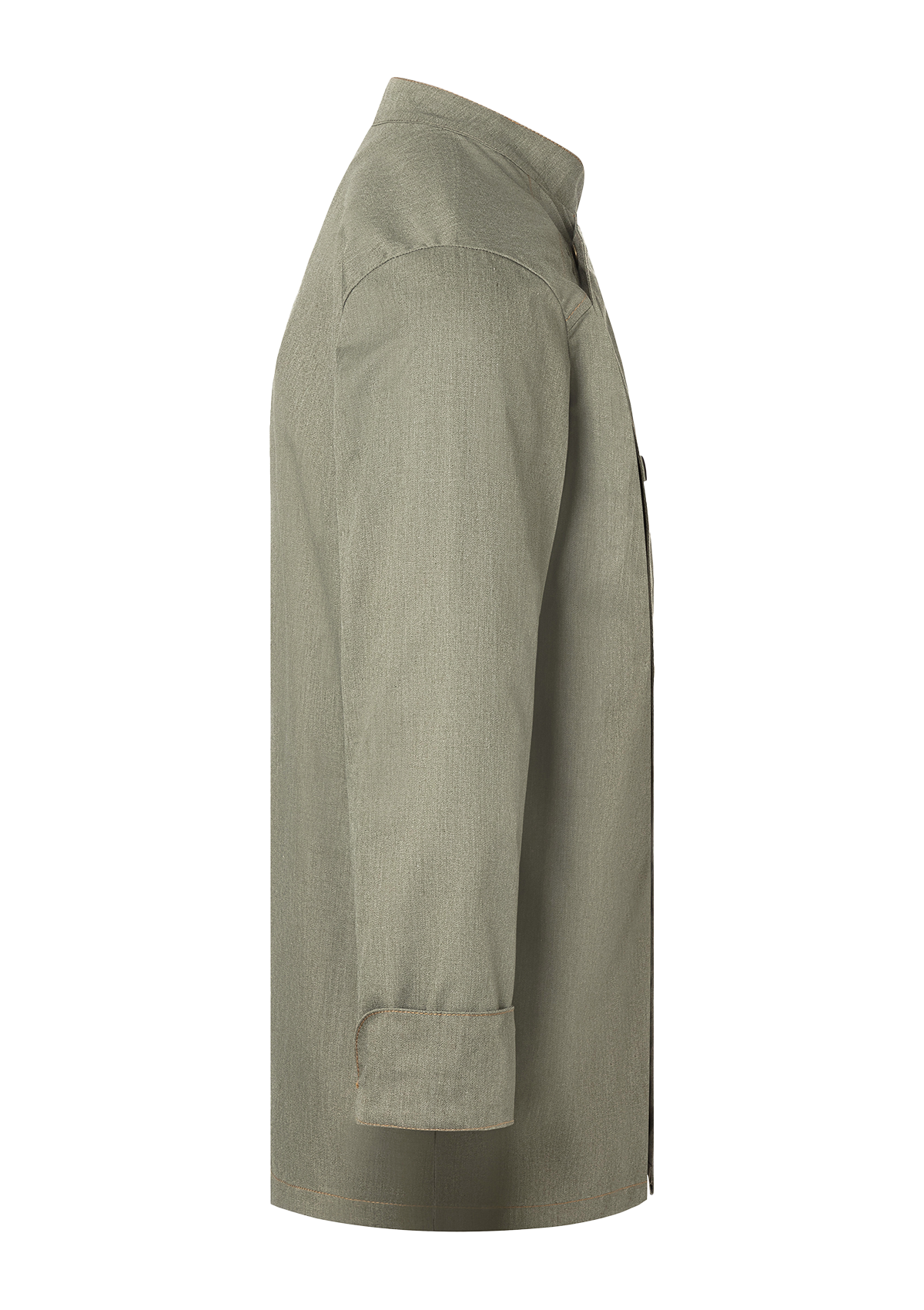 Men's Chef Jacket Jeans-Look Long Sleeves In Vintage Colours
