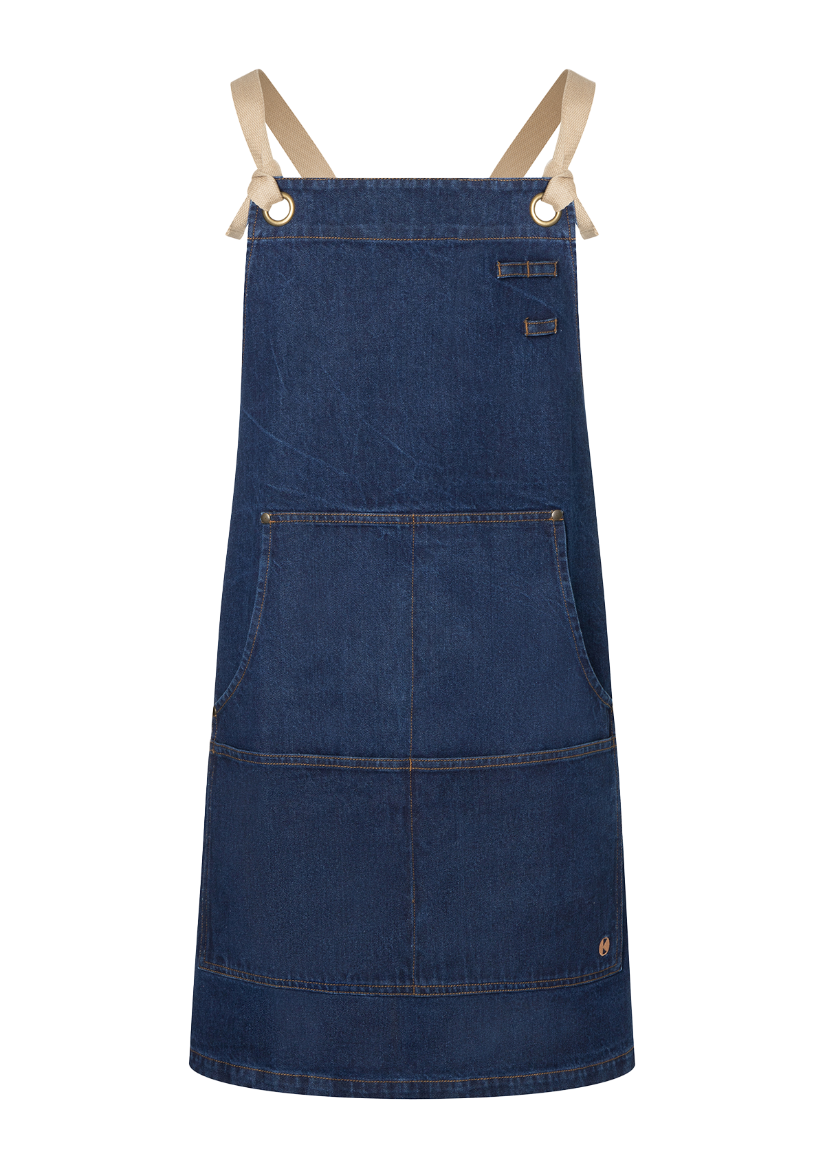 Bib Apron Denim Urban-Style Unisex
