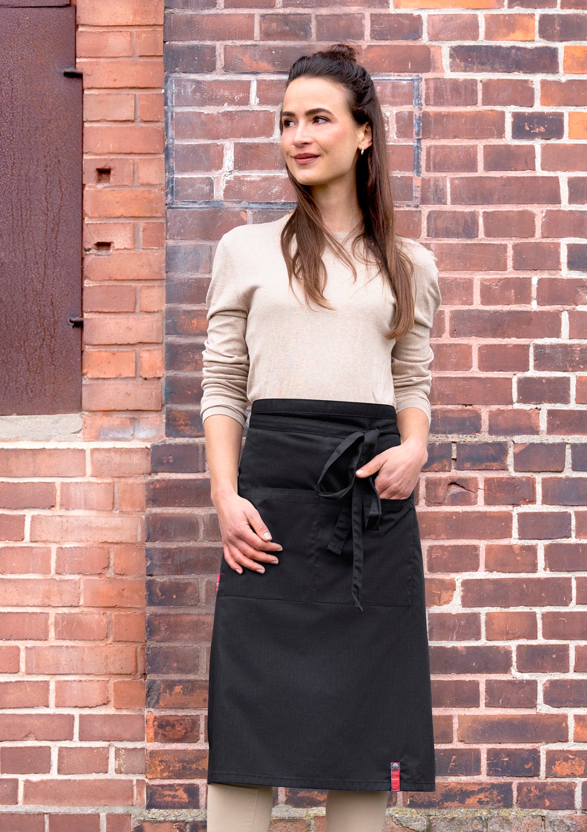 Bistro Waist Apron with Pockets ROCK CHEF® Unisex