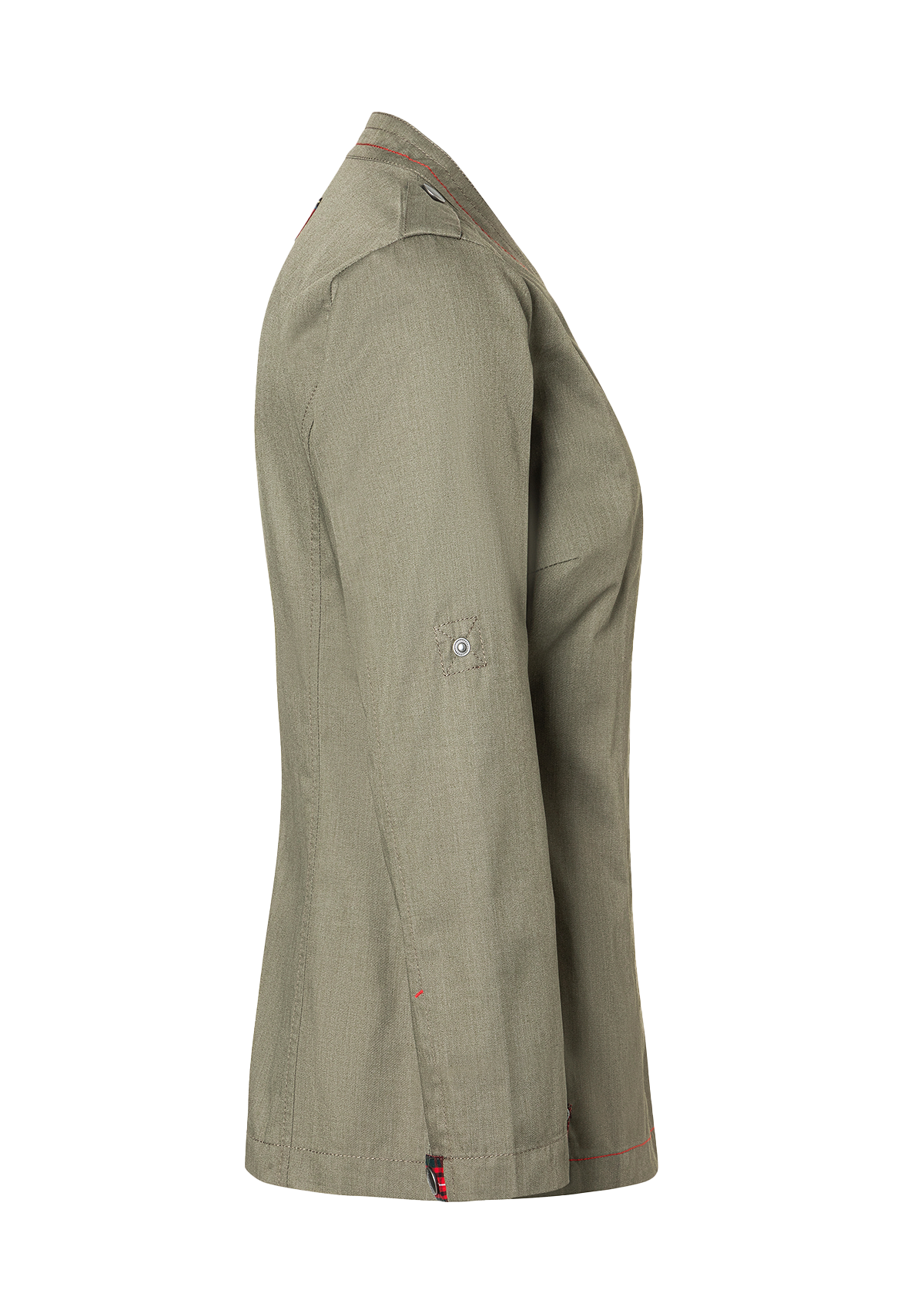 Long-sleeved Ladies' Chef Jacket Denim-Style ROCK CHEF®-Stage2