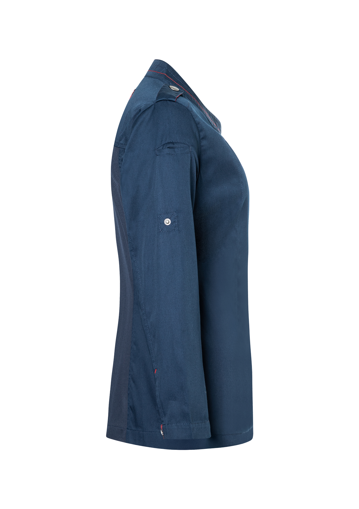 Long-sleeved Women´s Chef Jacket Denim-Style ROCK CHEF®-Stage2 (Sustainable)