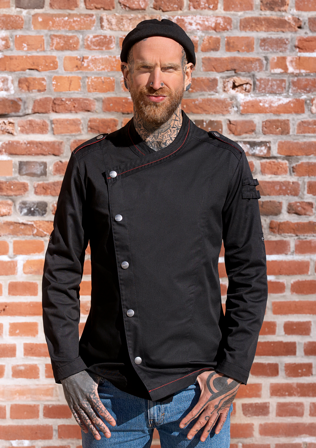 Long-sleeved Men's Chef Jacket ROCK CHEF®-Stage2