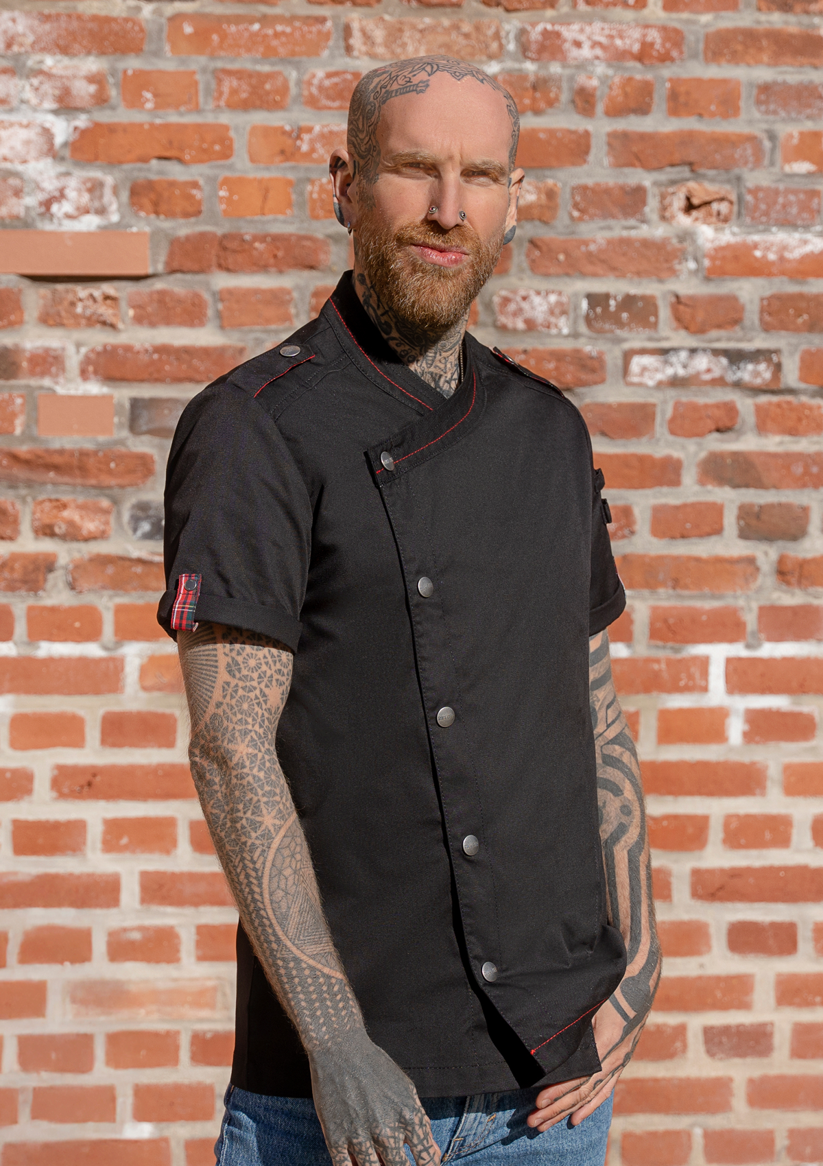 Short-sleeved Men´s Chef Jacket ROCK CHEF®-Stage2