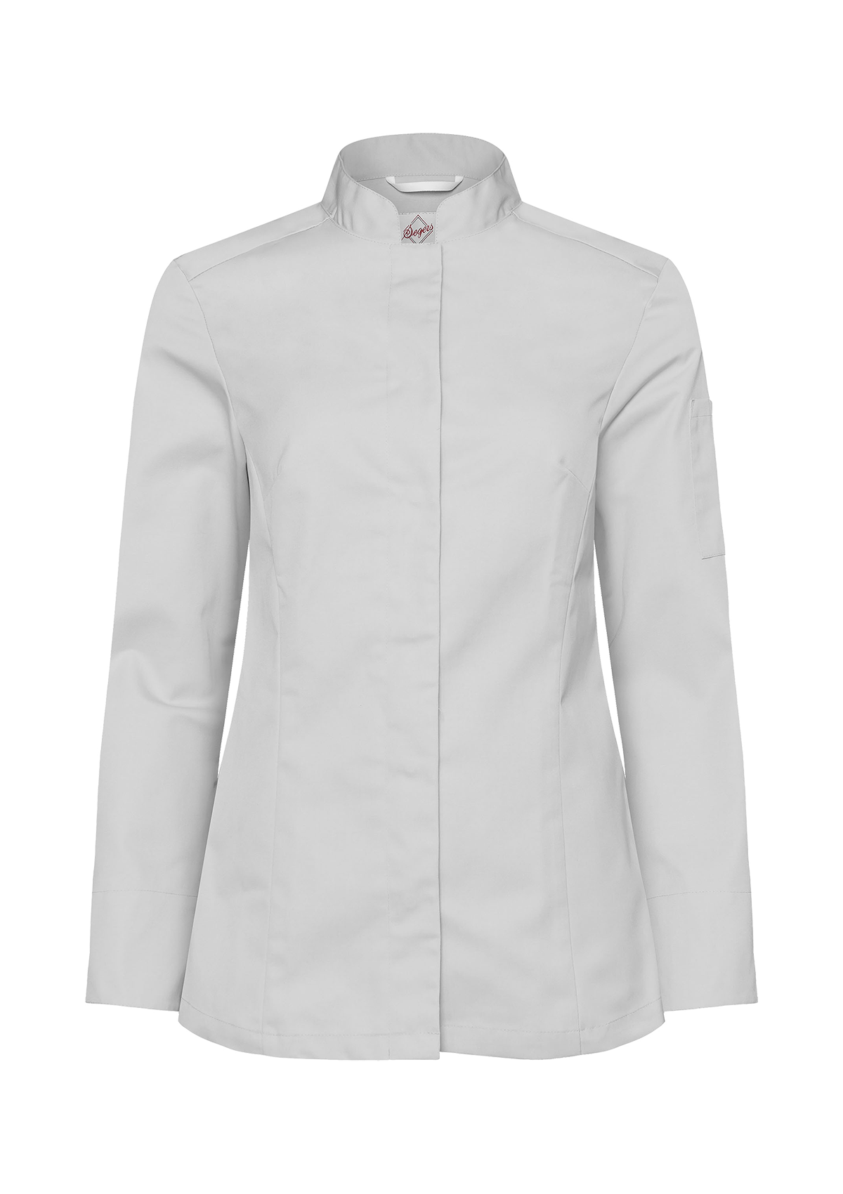 Women's Chef jacket in slim-fit with long sleeves. Segers | Cookniche