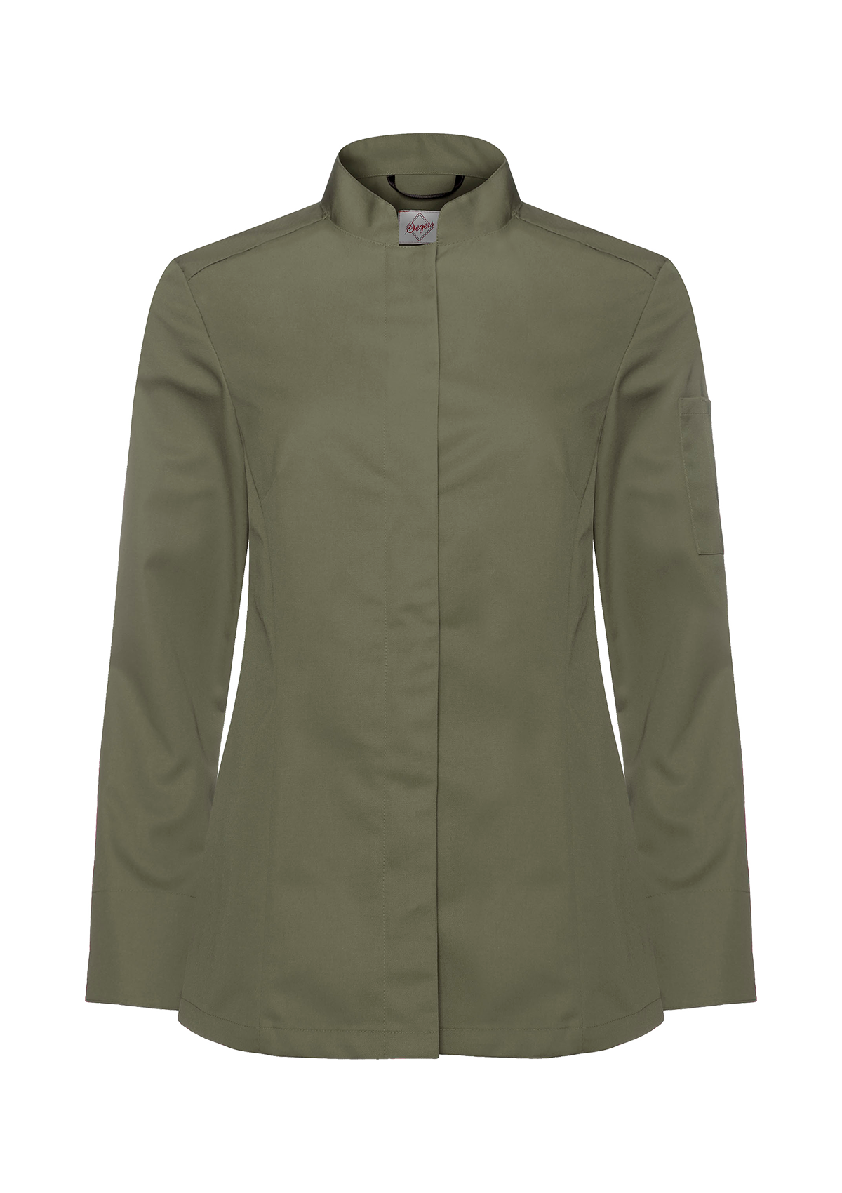 Women's Chef jacket in slim-fit with long sleeves. Segers | Cookniche