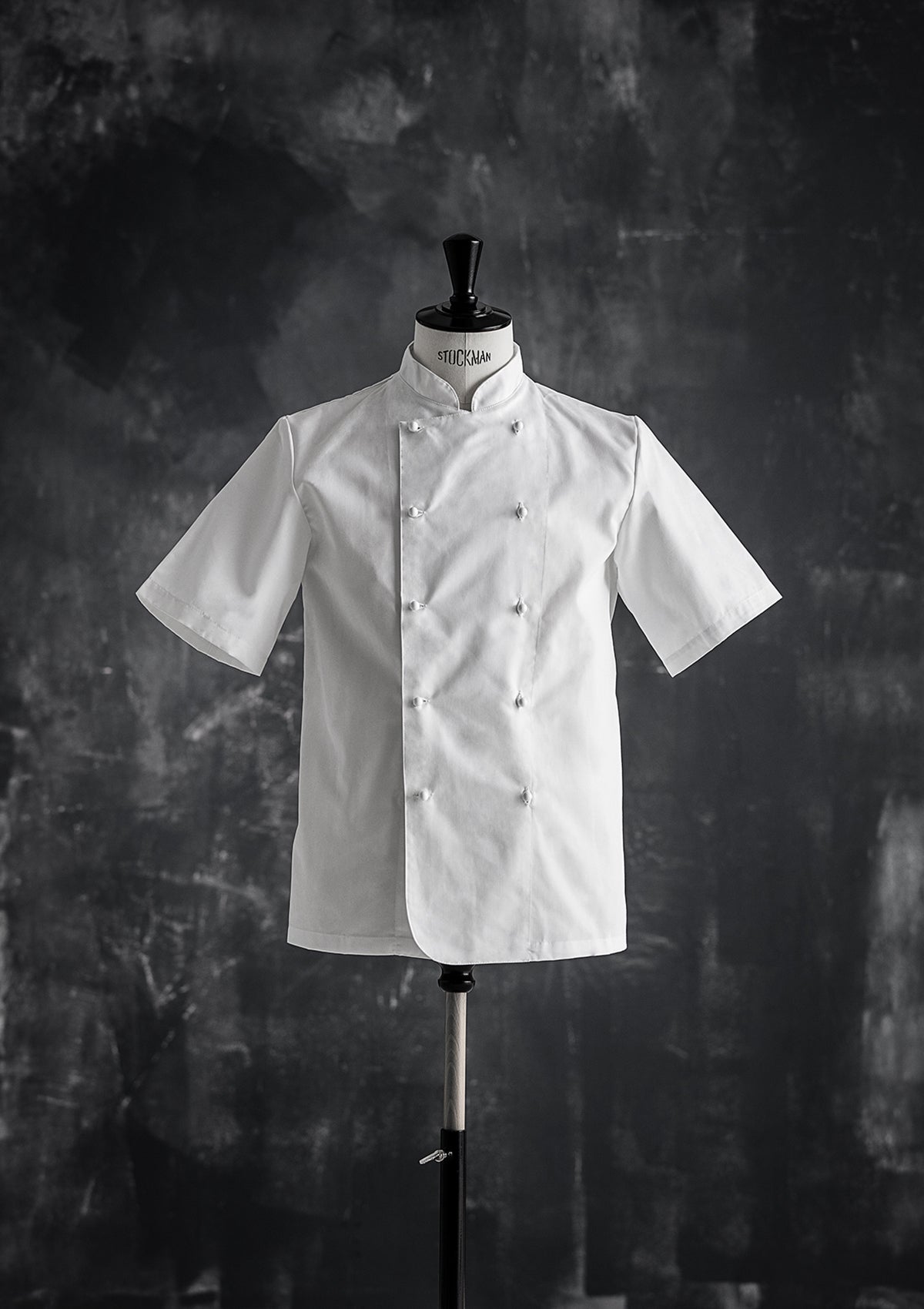 Men's Chef's jacket in straight cut with short sleeves. Segers | Cookniche