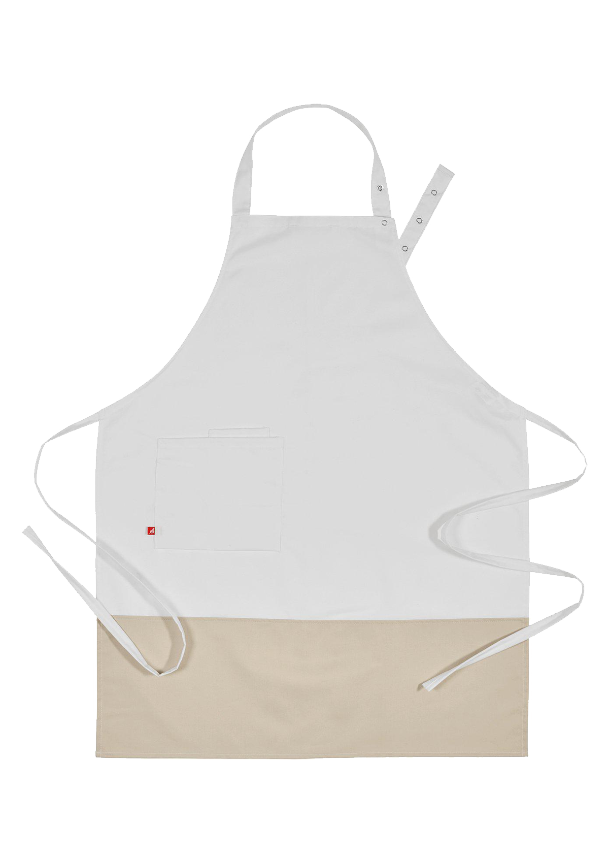 Bib Apron Block-Printed Unisex