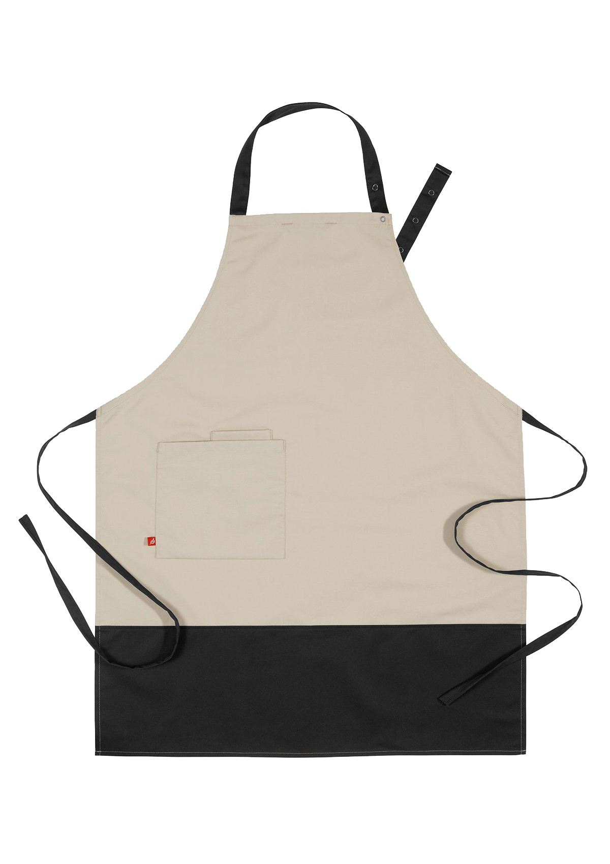 Bib Apron Block-Printed Unisex