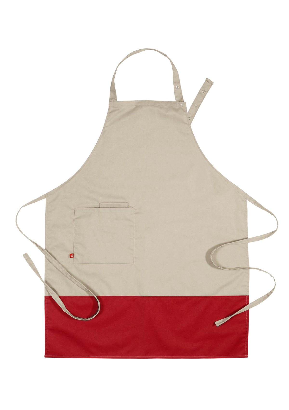 Bib Apron Block-Printed Unisex