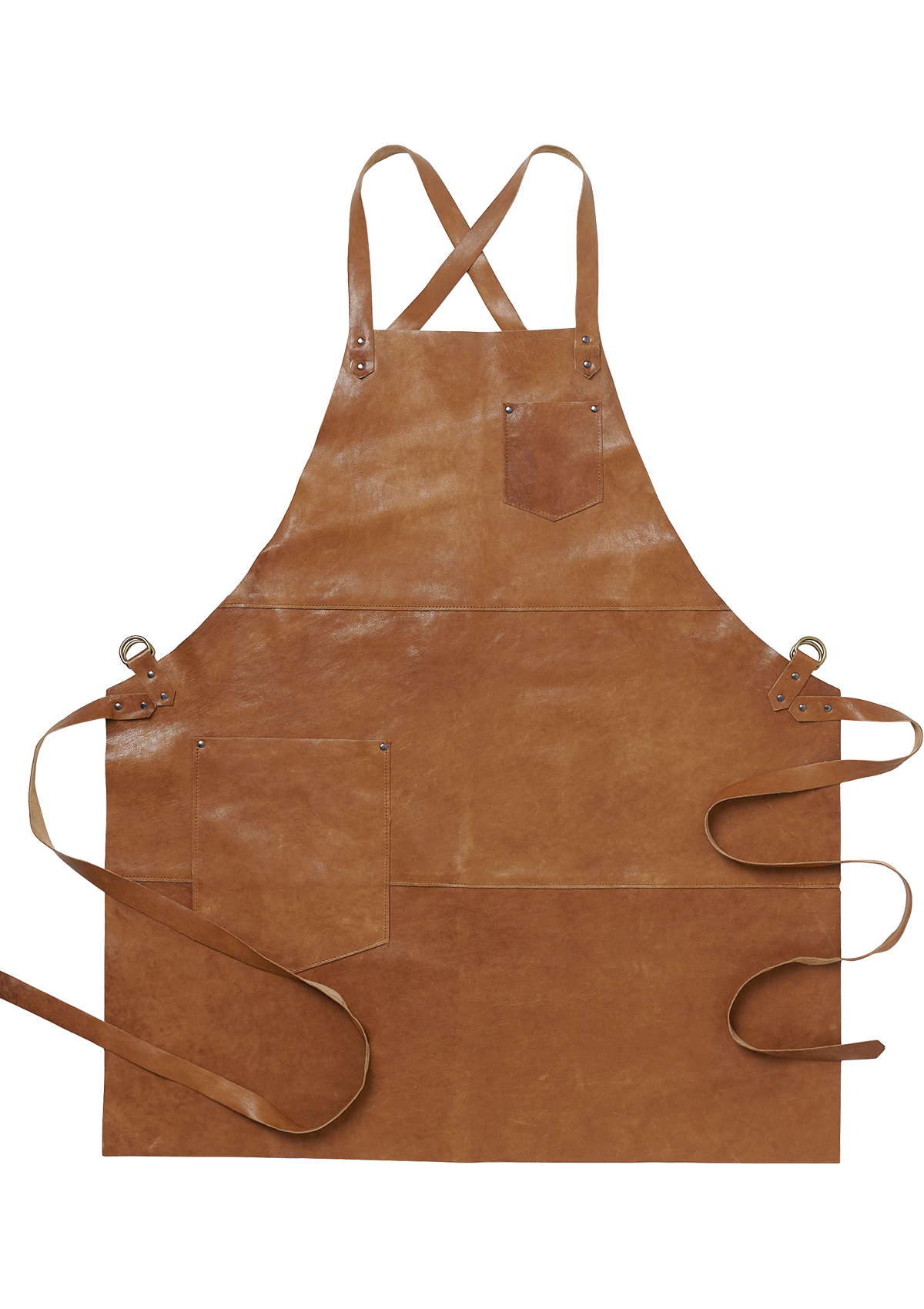 Exclusive Bib Apron in Real Leather