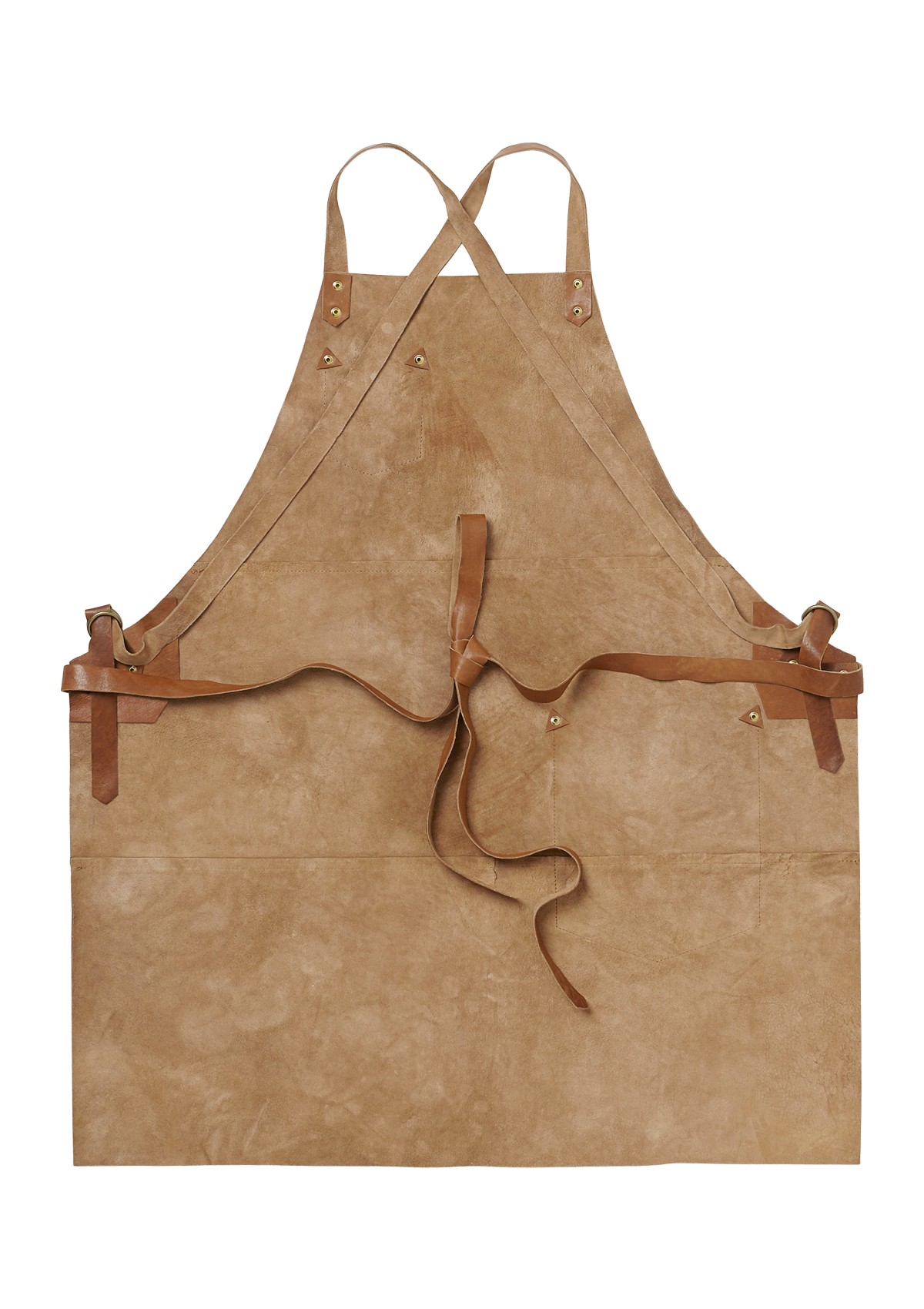 Exclusive Bib Apron in Real Leather