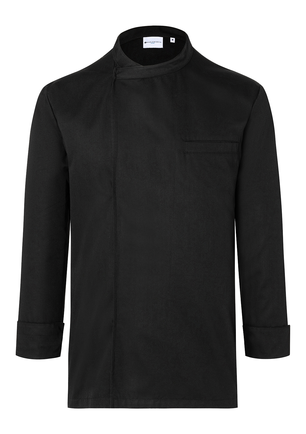 Men's Chef Shirt Throw-Over Long Sleeves