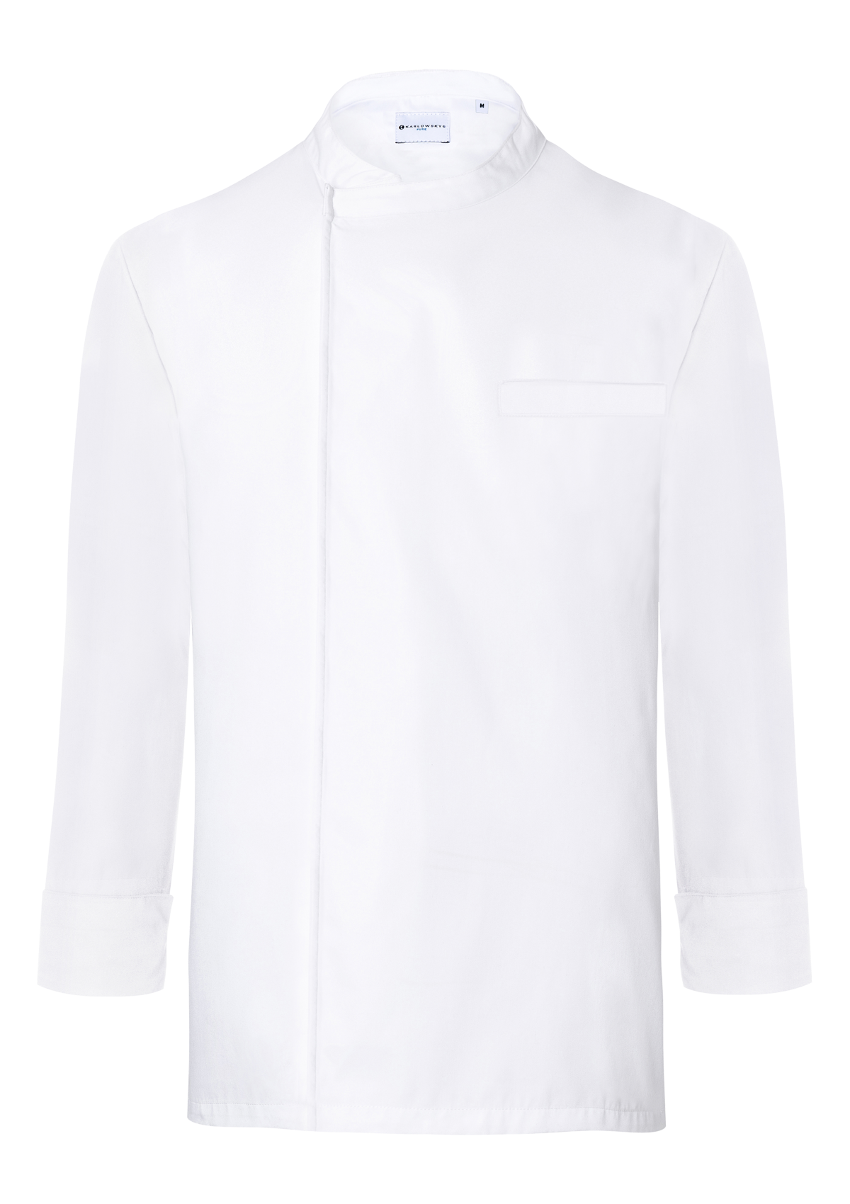 Men's Chef Shirt Throw-Over Long Sleeves