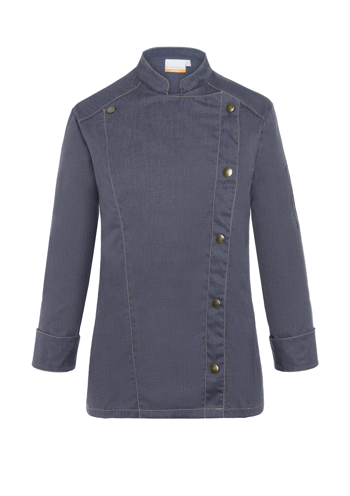Women's Chef Jacket Jeans-Style Long Sleeves