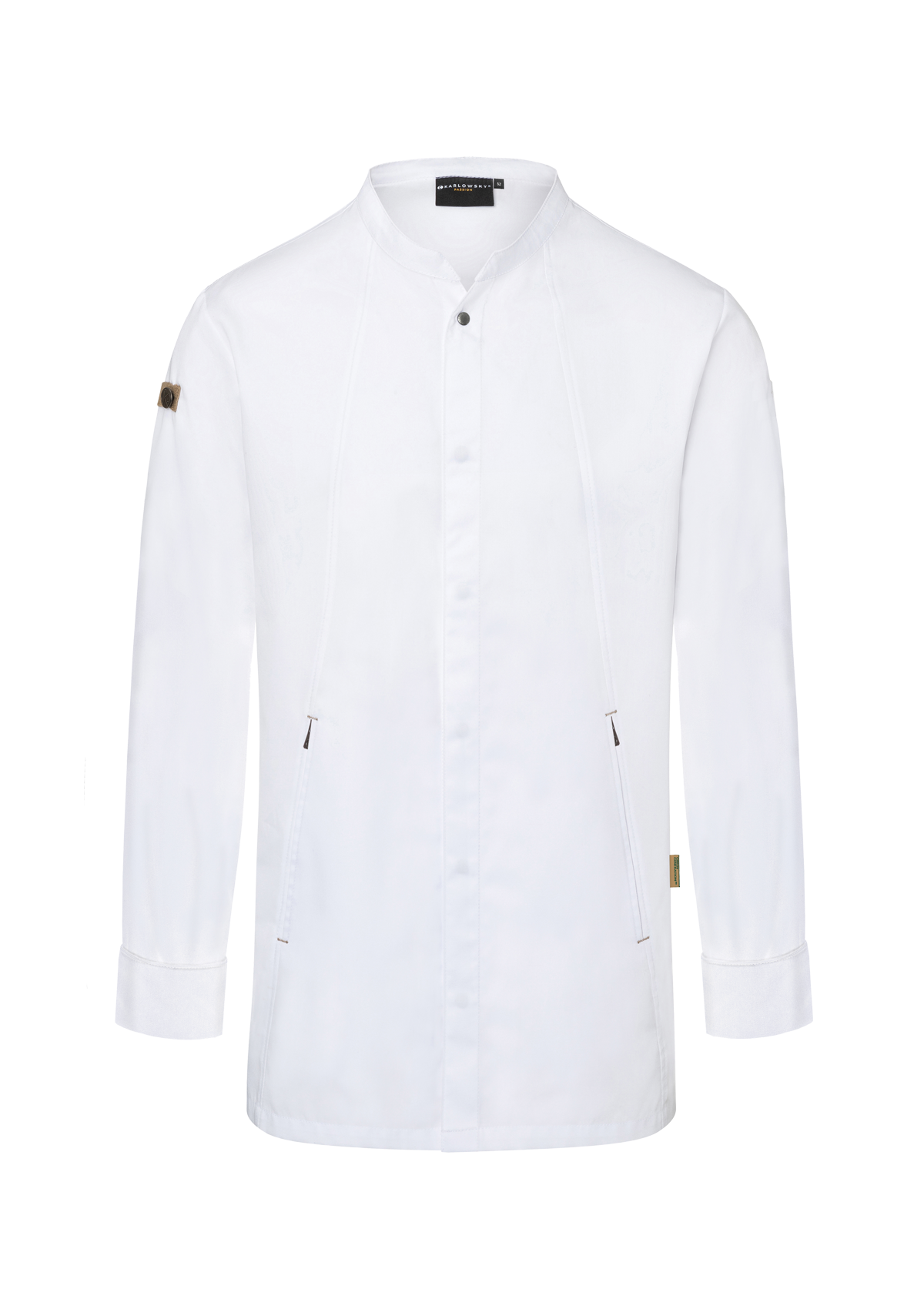 Men's Innovative Chef Shirt Green-Generation Long Sleeves
