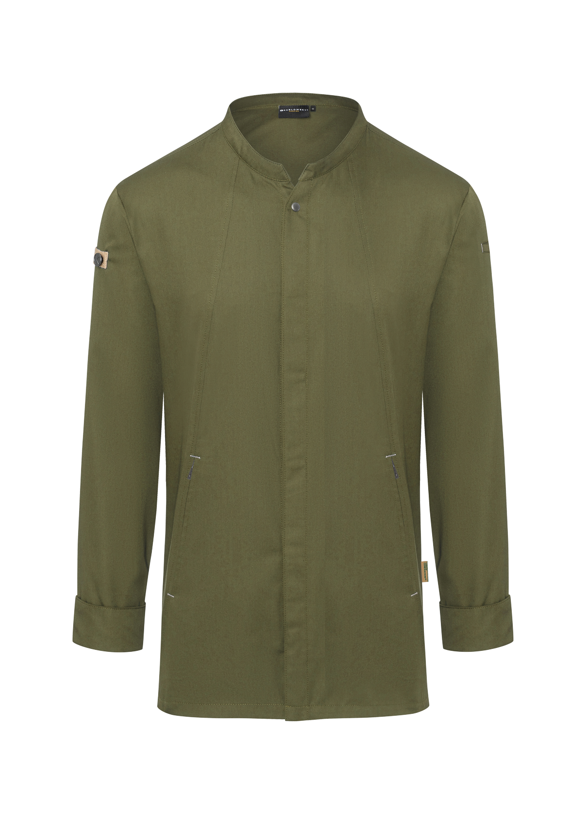 Men's Innovative Chef Shirt Green-Generation Long Sleeves