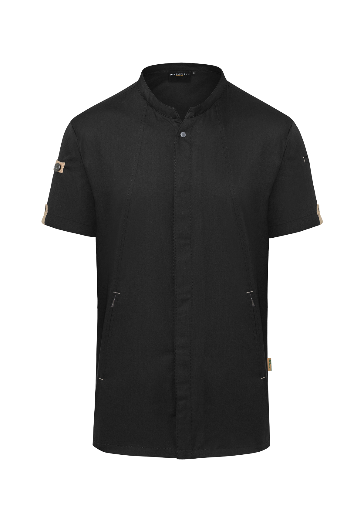 Men's Innovative Chef Shirt Green-Generation Short Sleeves