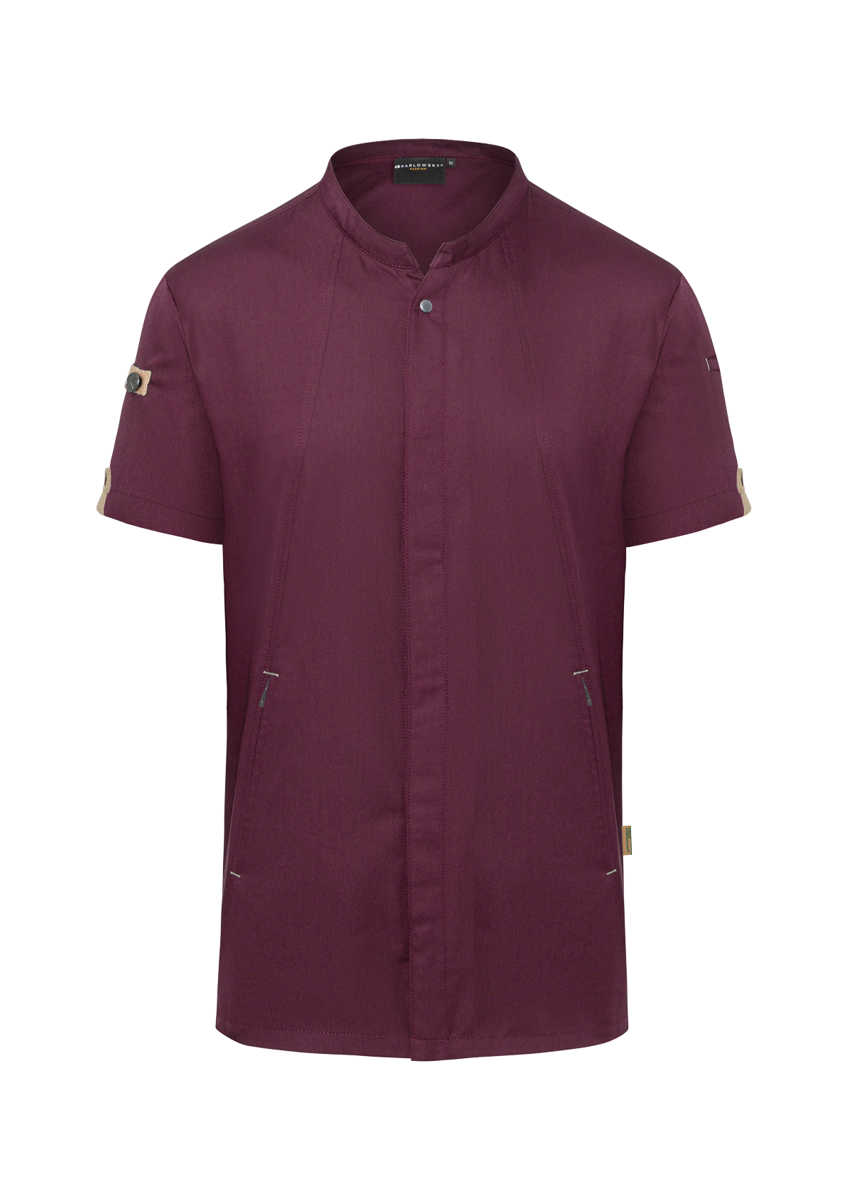 Men's Innovative Chef Shirt Green-Generation Short Sleeves