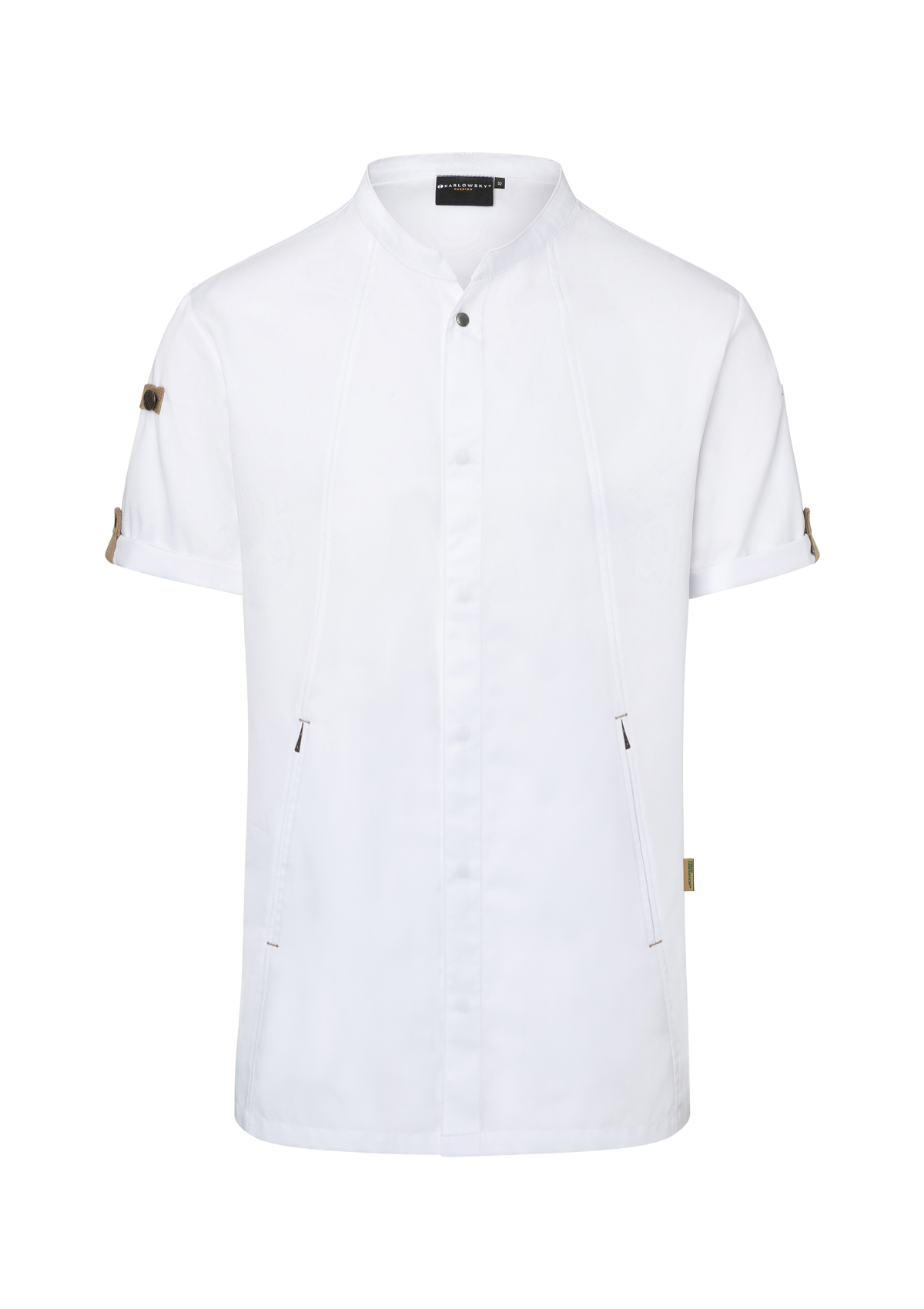 Men's Innovative Chef Shirt Green-Generation Short Sleeves