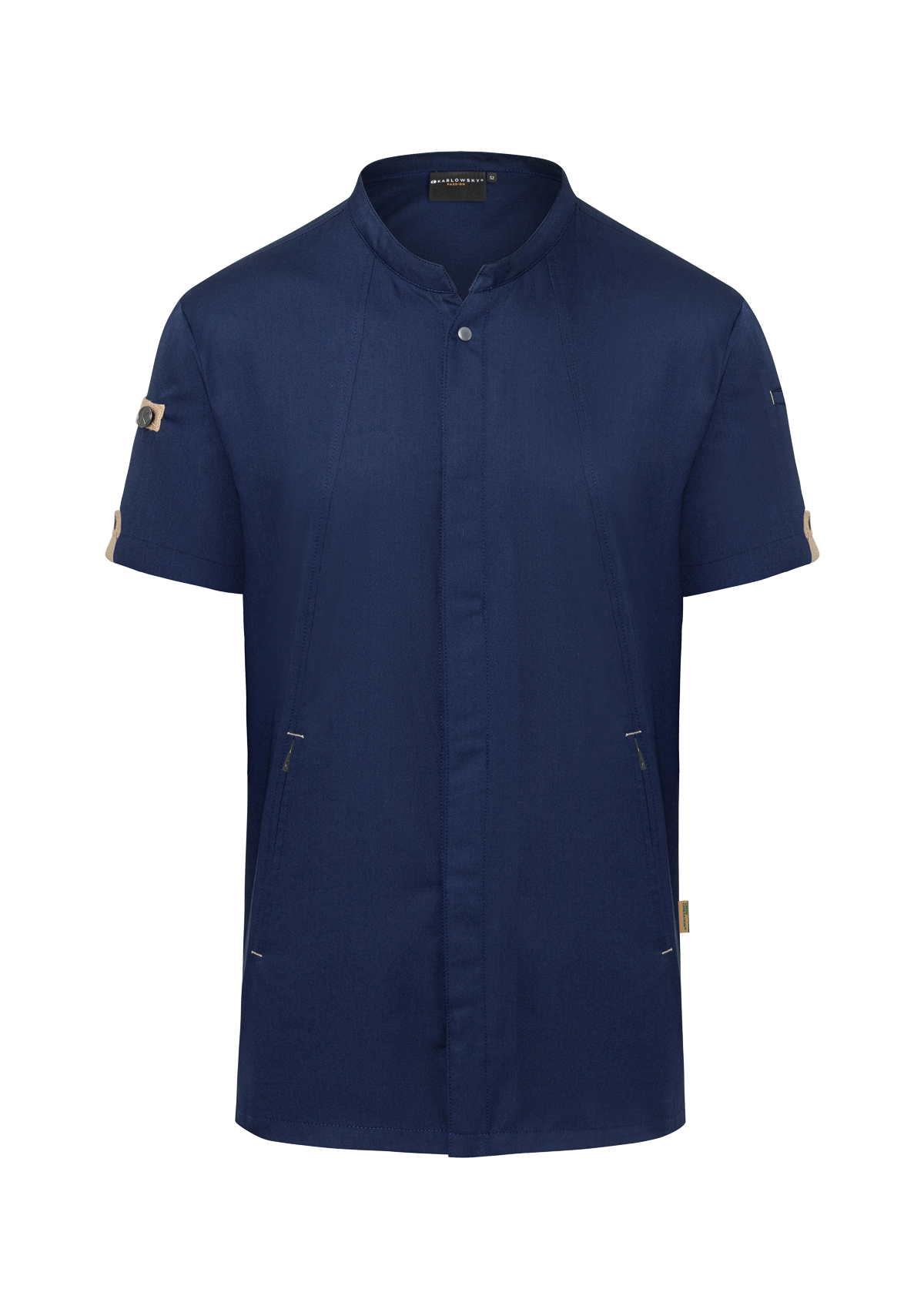 Men's Innovative Chef Shirt Green-Generation Short Sleeves